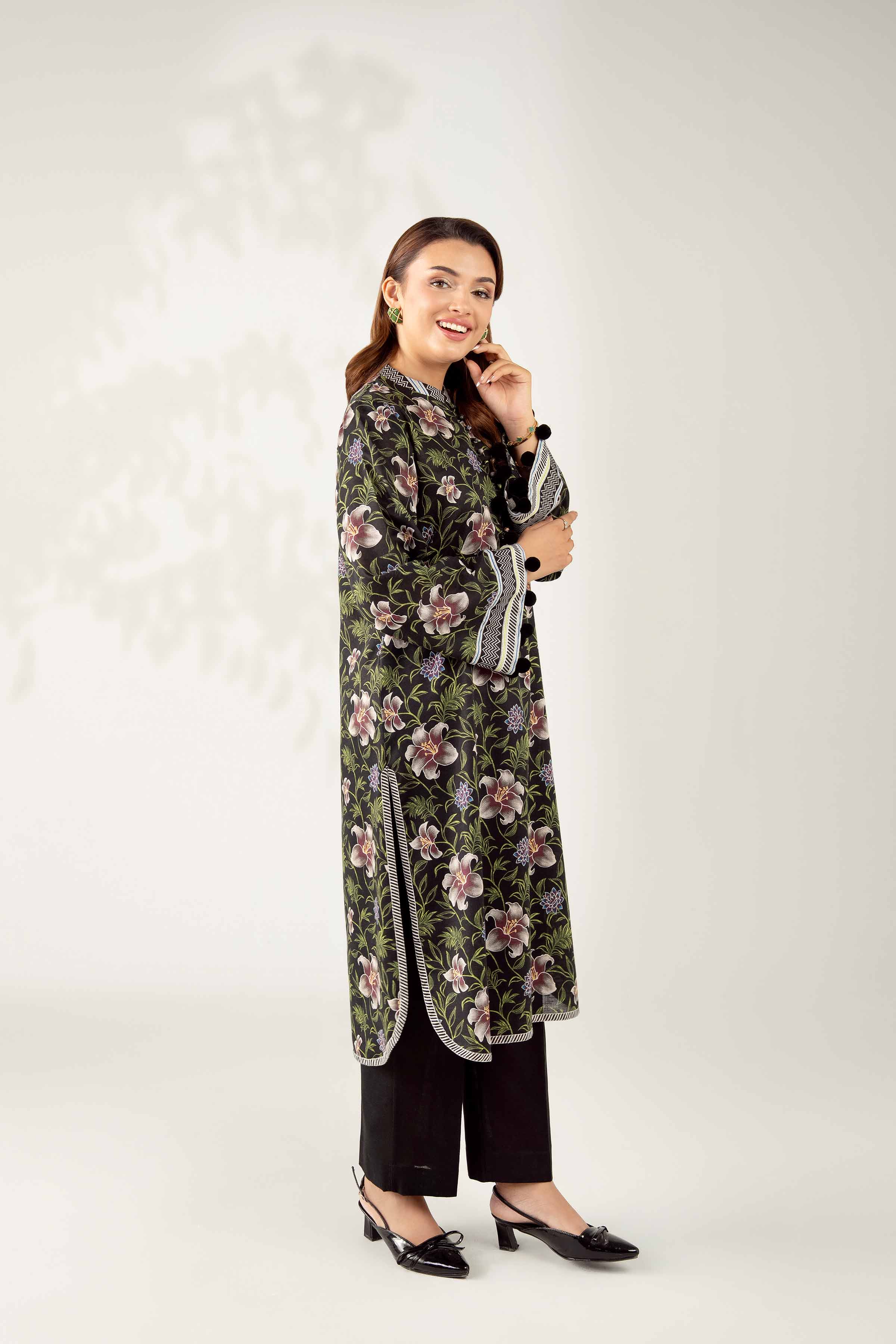 2 Piece - Printed Suit - 42502766 Unstitched Multi Karandi 2PC Printed