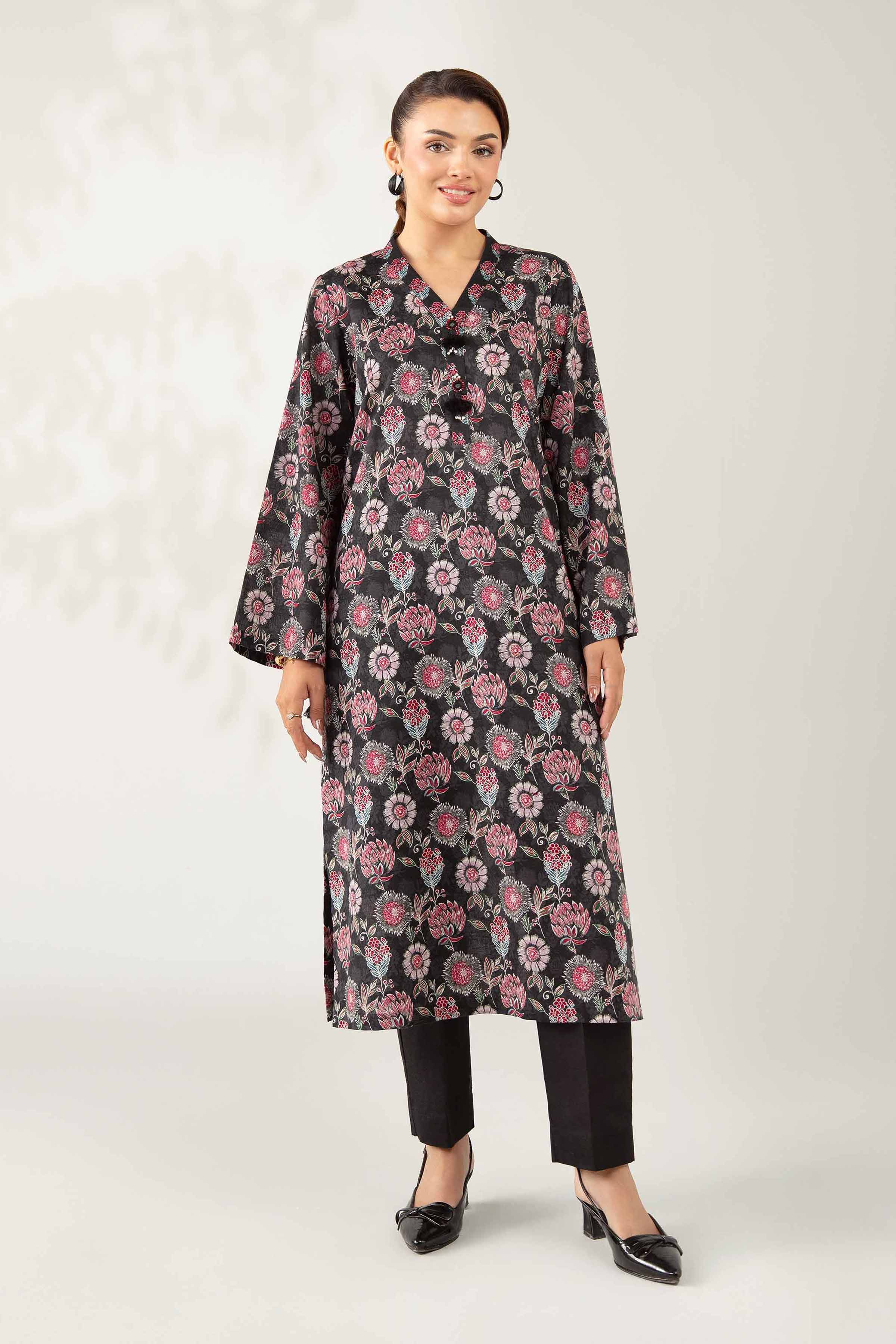 2 Piece - Printed Suit - 42502768 Unstitched Multi Karandi 2PC Printed