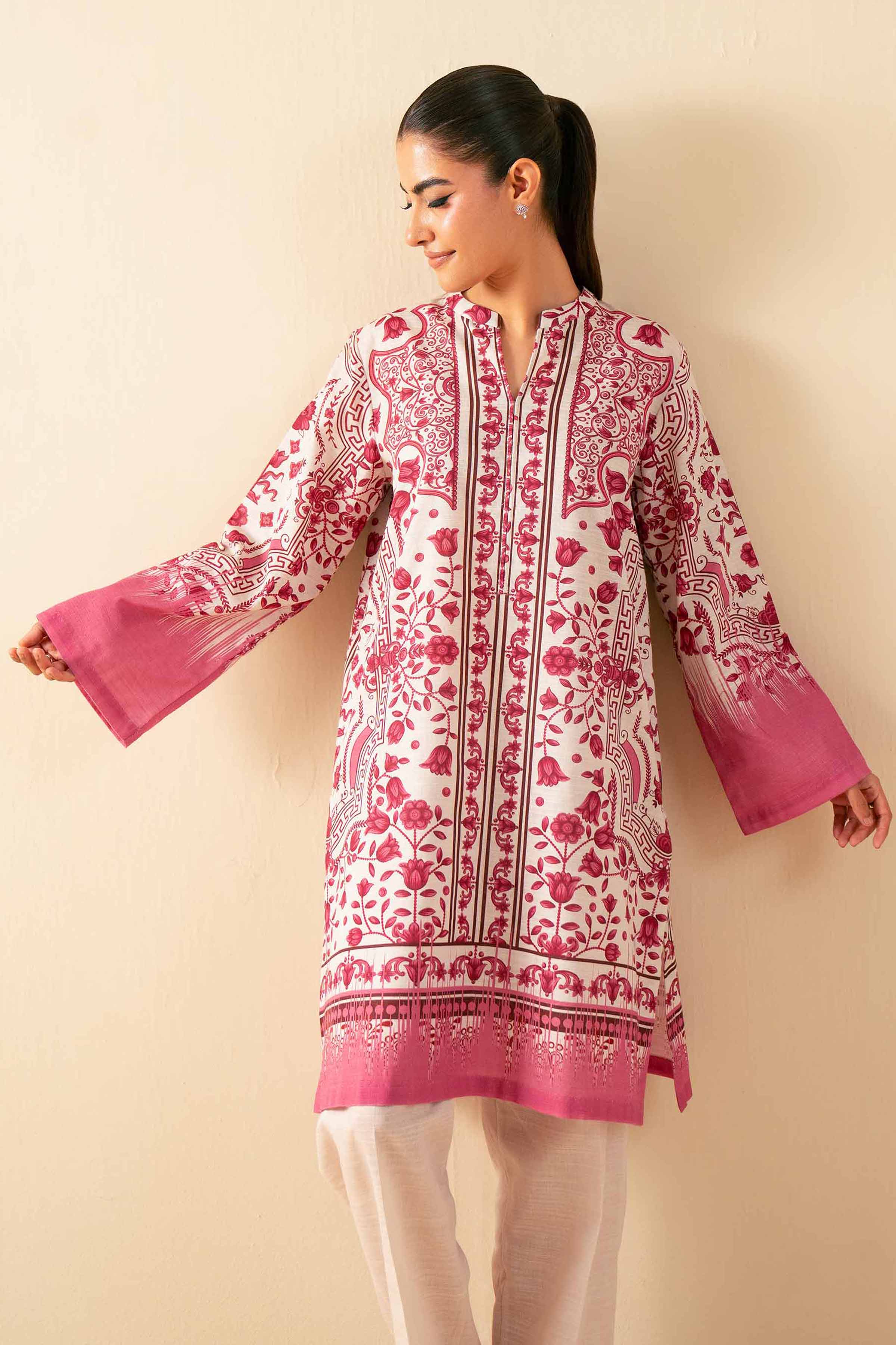 2 Piece - Digital Printed Suit - 42502789 Unstitched Multi Khaddar 2PC Printed