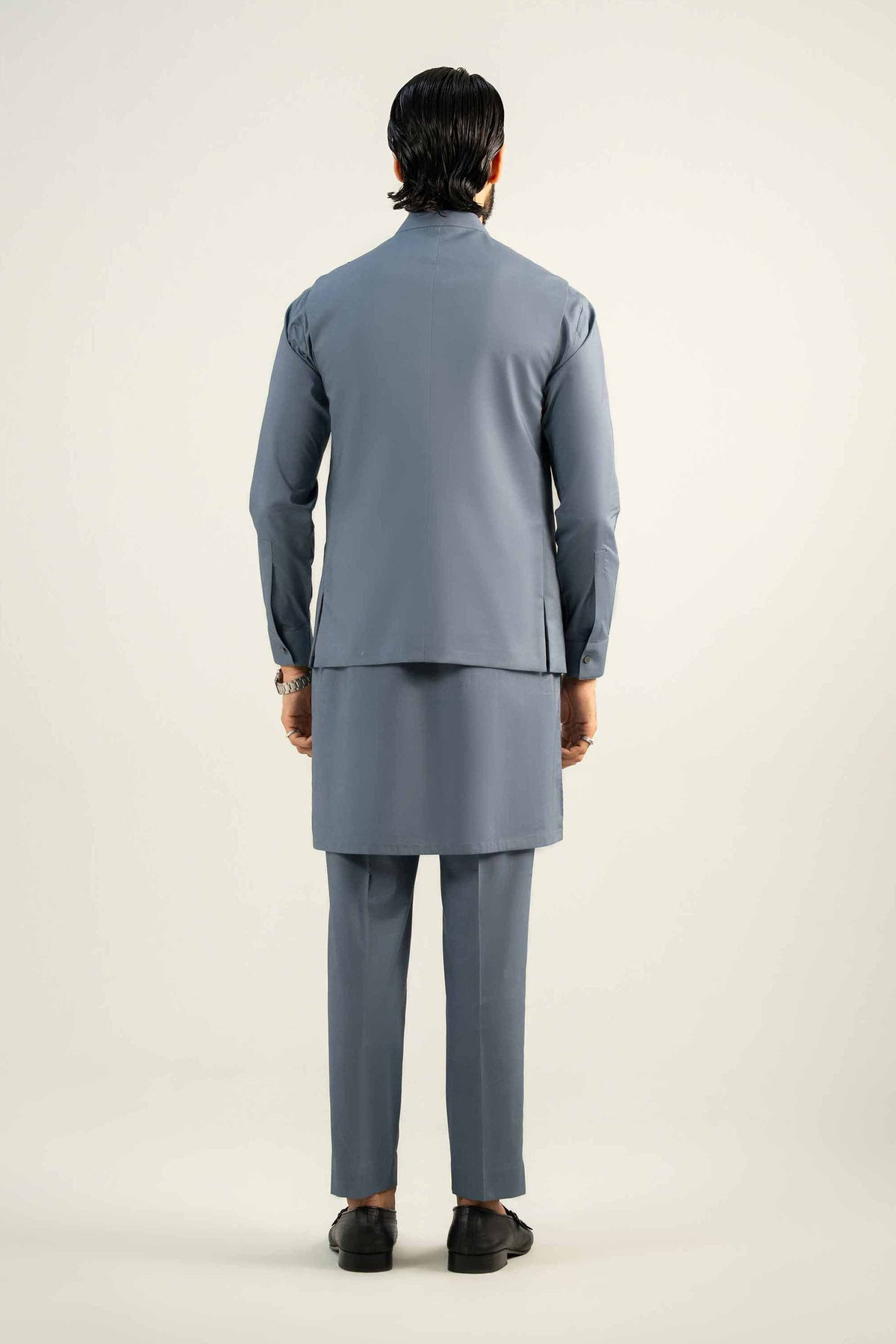 2 Piece - Naqsh Suit - 42508076 Grey Cotton 2PC Non-Embroidered Nishat Australia
