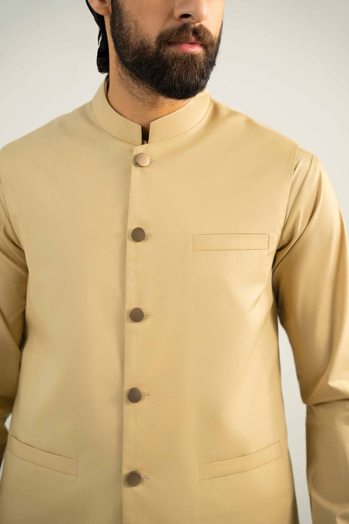 2 Piece - Naqsh Suit - 42508088 Beige Latha 2PC Non-Embroidered Nishat Australia