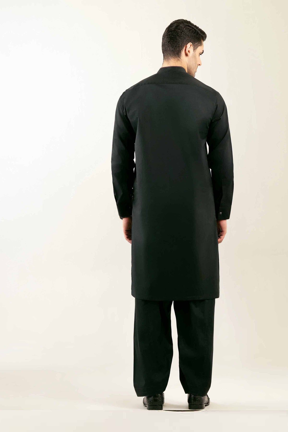 2 Piece - Naqsh Suit - 42508094 Black Latha 2PC Non-Embroidered Nishat Australia