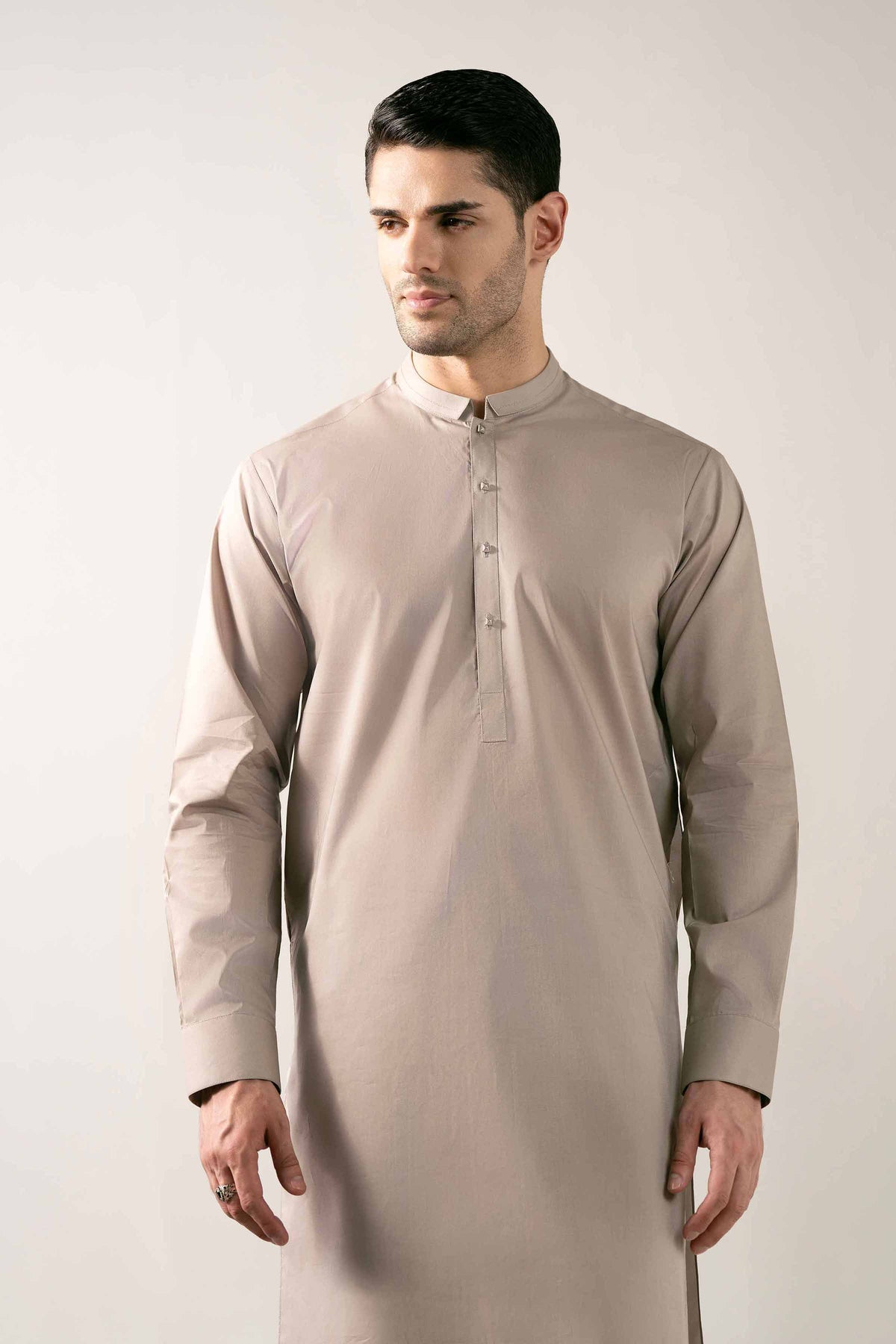 2 Piece - Naqsh Suit - 42508105 Grey Cotton 2PC Non-Embroidered Nishat Australia