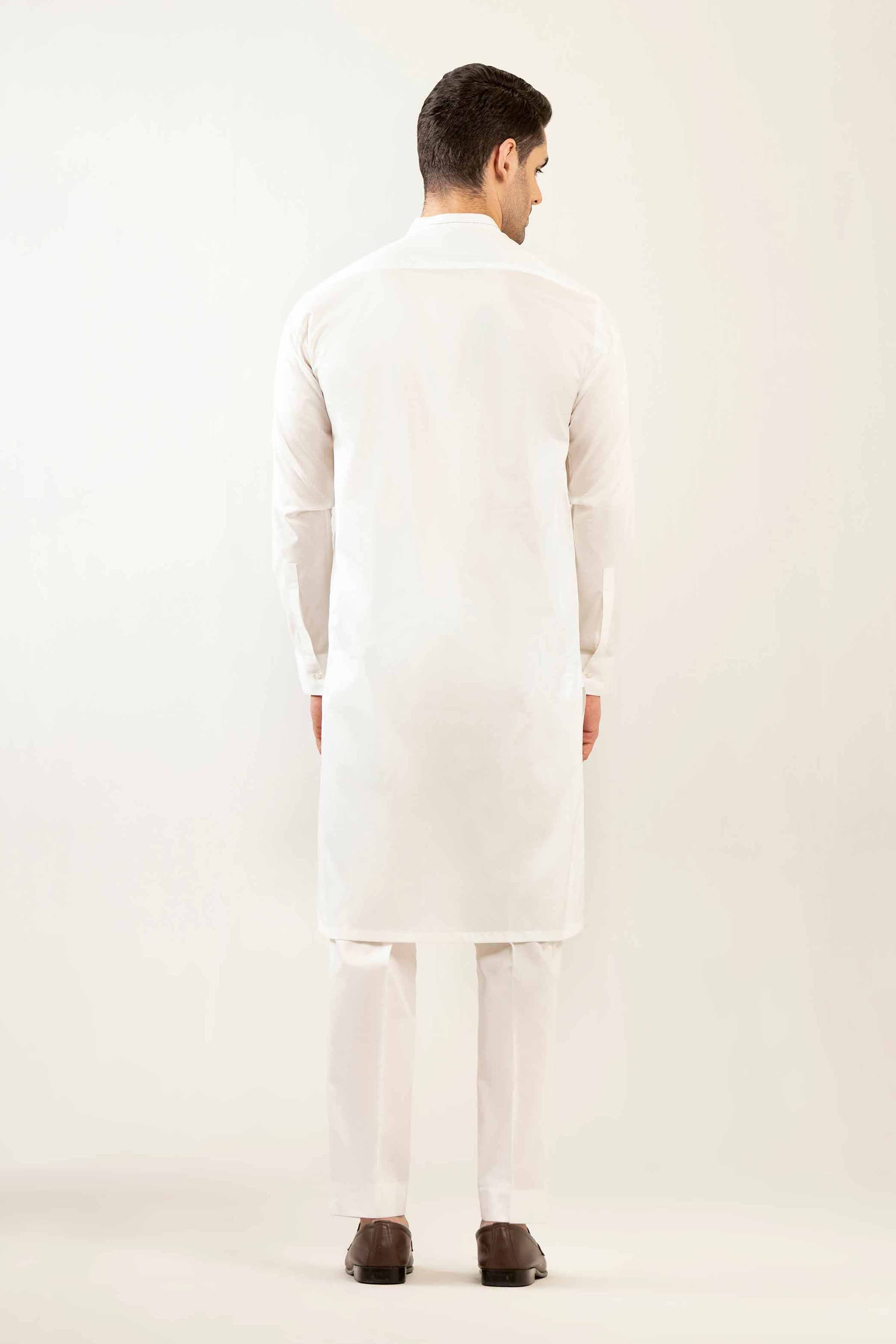 2 Piece - Naqsh Suit - 42508115 White Cotton 2PC Non-Embroidered Nishat Australia
