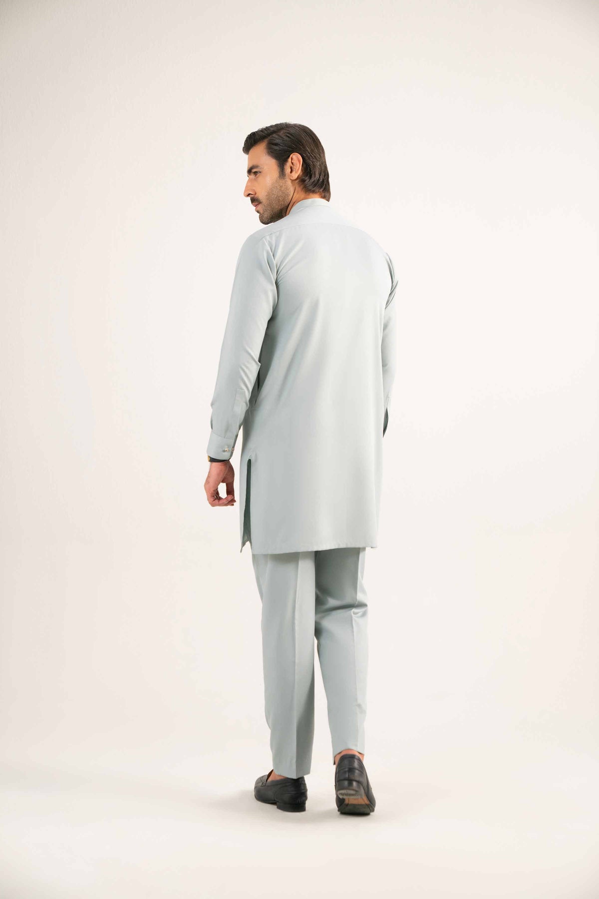 2 Piece - Naqsh Suit - 42508179 Grey Wash & Wear 2PC Non-Embroidered Nishat Australia
