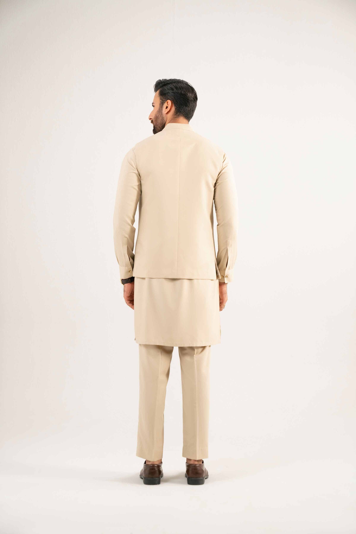 2 Piece - Naqsh Suit - 42508180 Beige Wash & Wear 2PC Non-Embroidered Nishat Australia