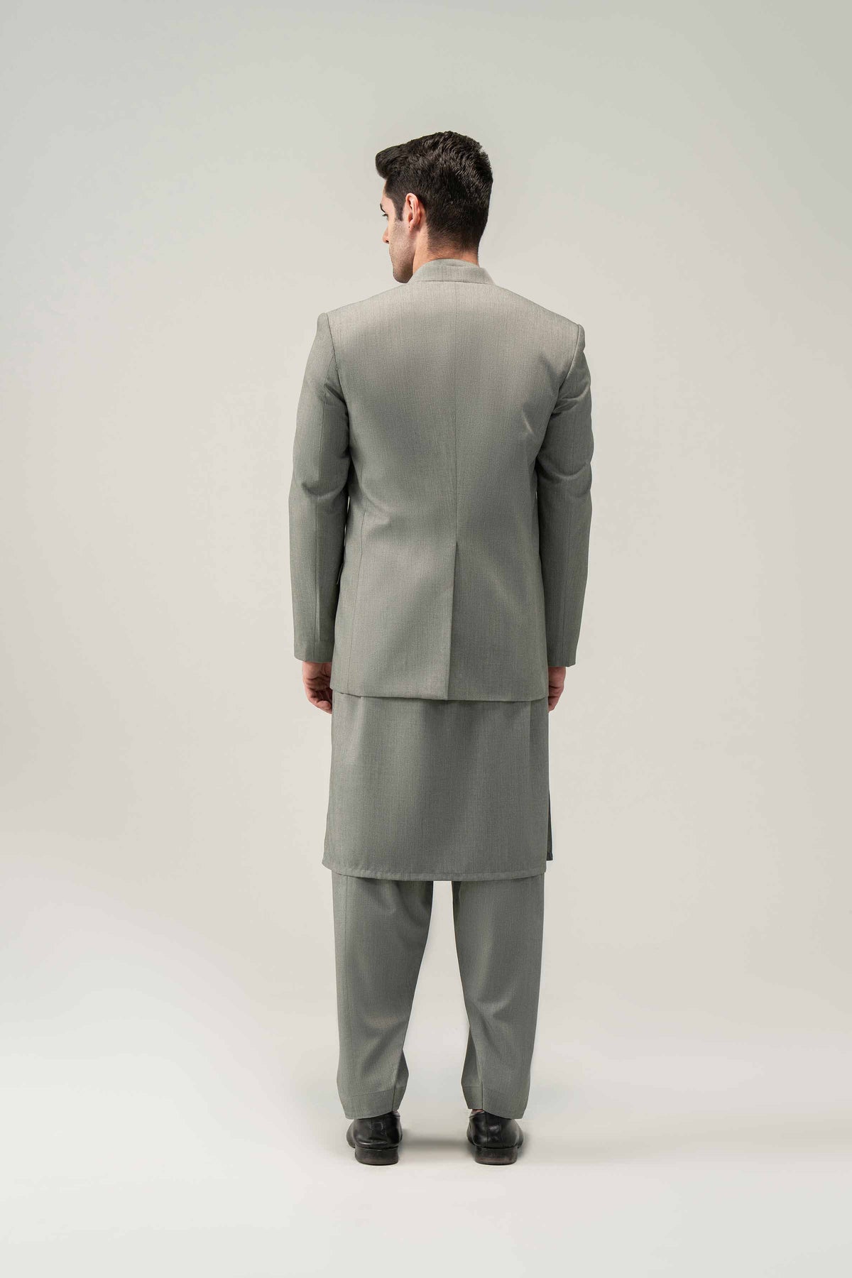 2 Piece - Naqsh Suit - 42508194 Grey Wash & Wear 2PC Non-Embroidered Nishat Australia