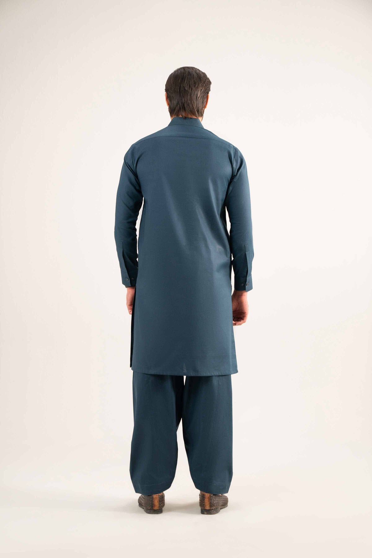 2 Piece - Naqsh Suit - 42508197 Navy Wash & Wear 2PC Non-Embroidered Nishat Australia