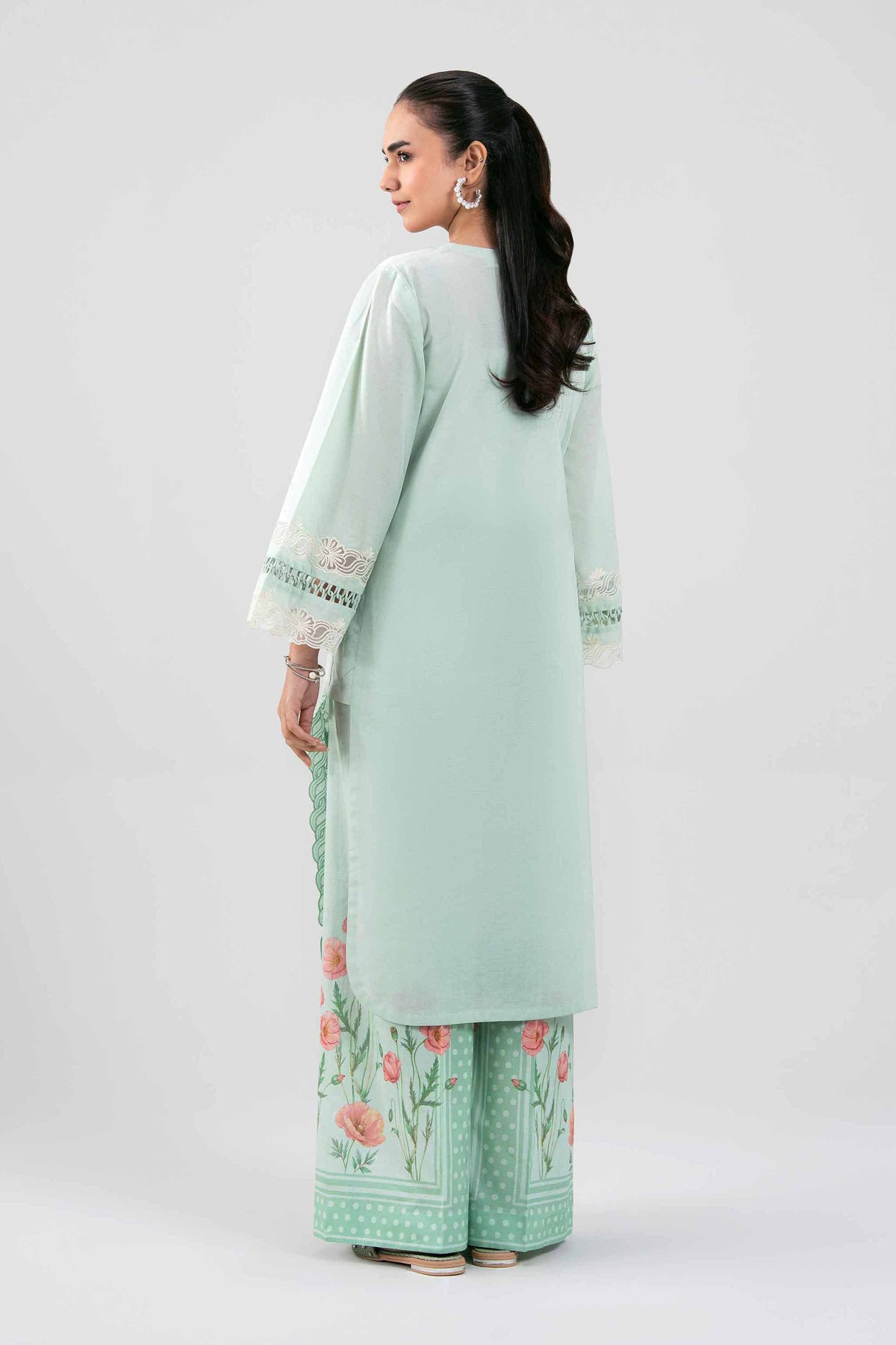 2 Piece - Digital Printed Embroidered Suit - 42601414 Green Lawn 2PC Embroidered Nishat Australia