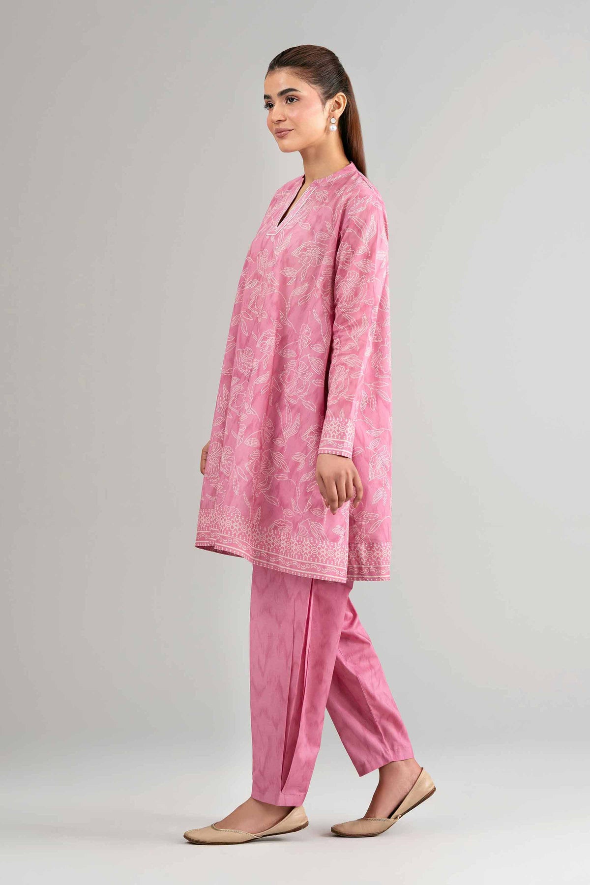 2 Piece - Printed Suit - 42601434 Pink Lawn 2PC Printed Nishat Australia