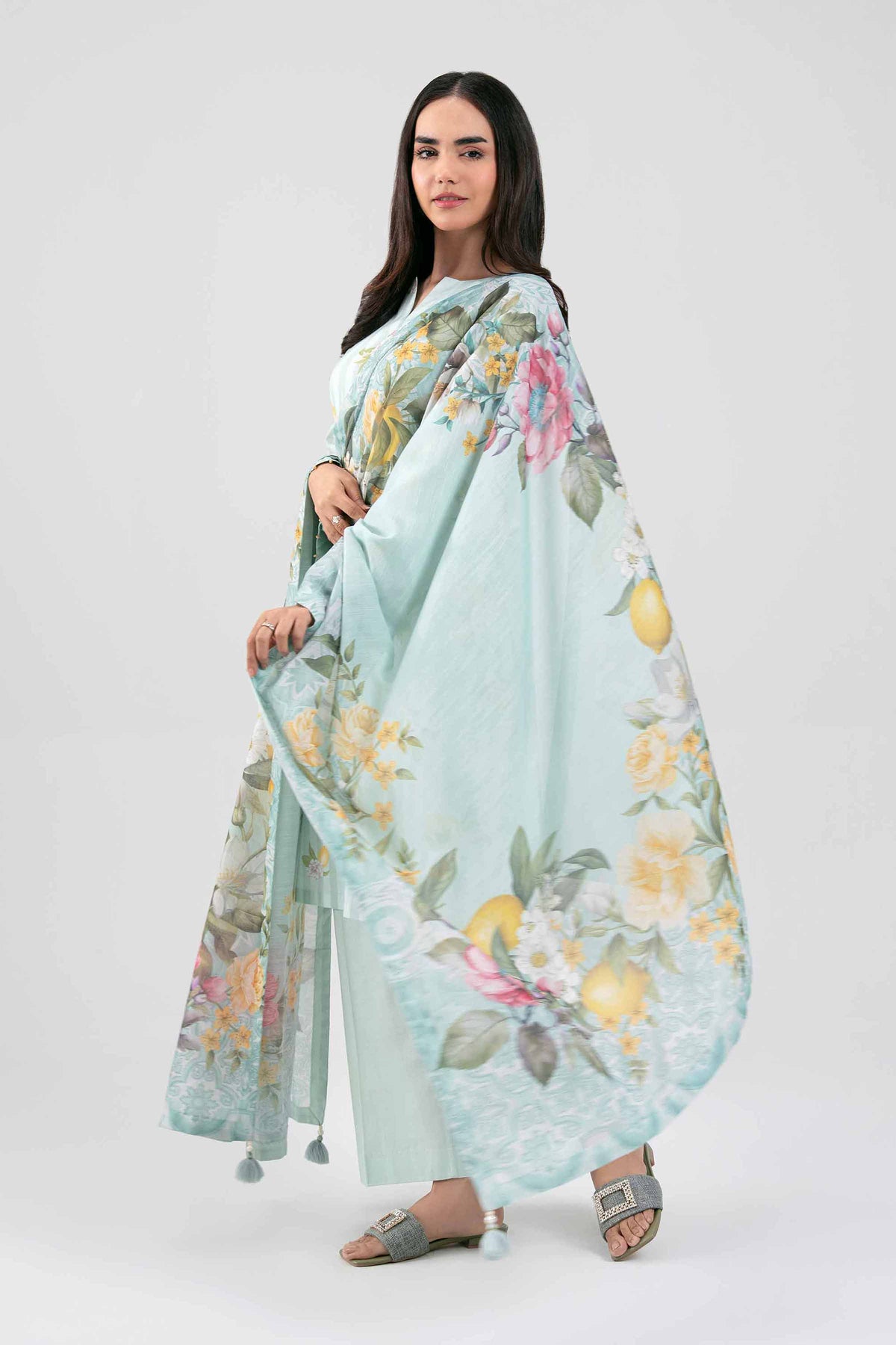 3 Piece - Digital Printed Suit - 42601500 Green Lawn 3PC Printed Nishat Australia
