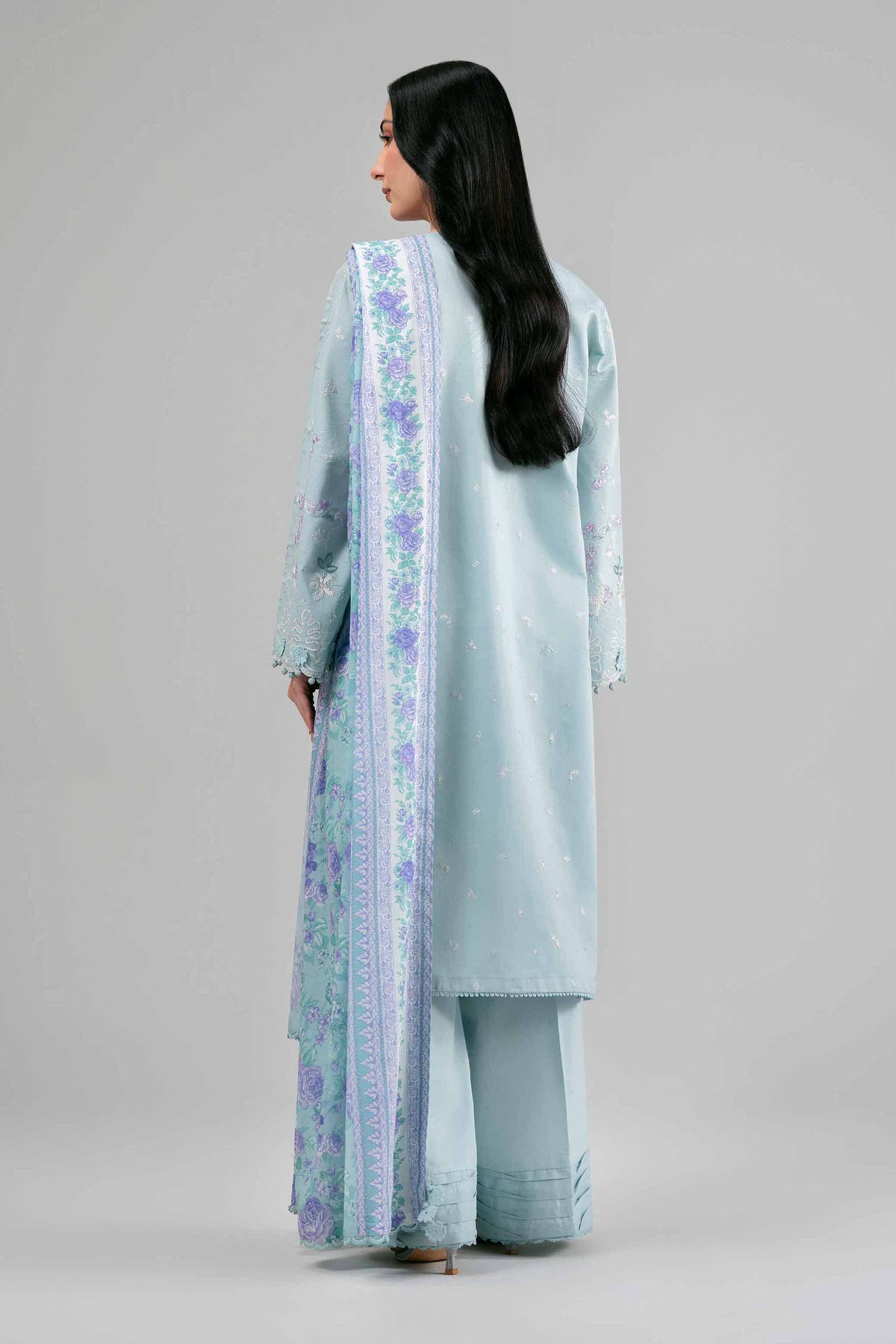 3 Piece - Printed Embroidered Suit - 42601541 Green Lawn 3PC Embroidered Nishat Australia