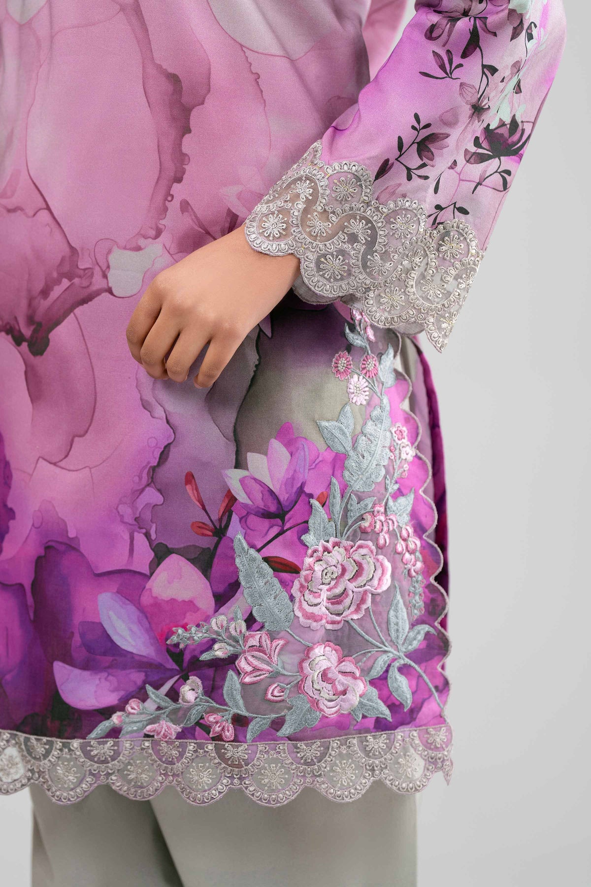 3 Piece - Digital Printed Embroidered Suit - 42601560 Multi Lawn 3PC Embroidered Nishat Australia