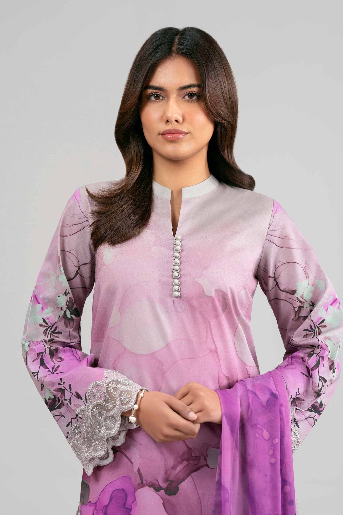 3 Piece - Digital Printed Embroidered Suit - 42601560 Multi Lawn 3PC Embroidered Nishat Australia