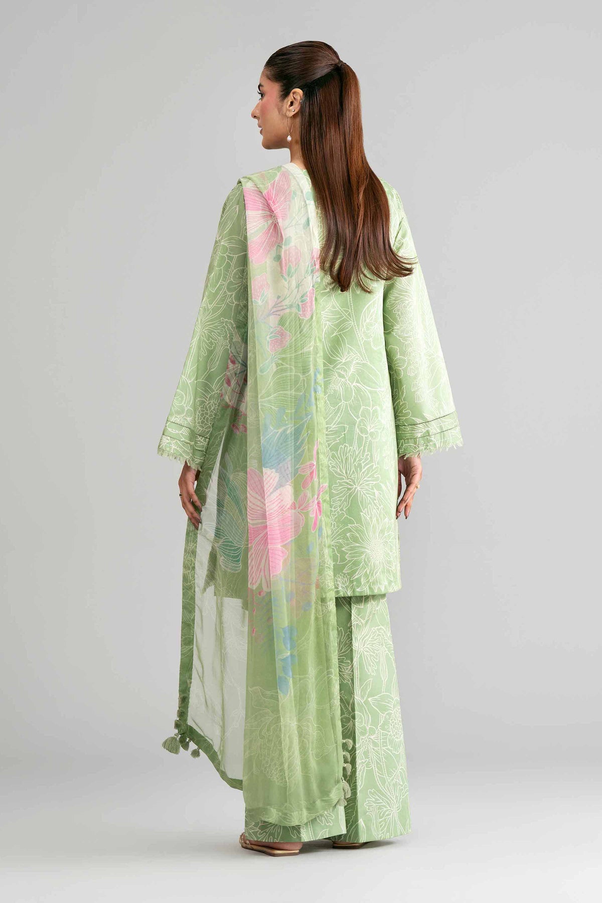 3 Piece - Digital Printed Suit - 42601576 Green Lawn 3PC Printed Nishat Australia