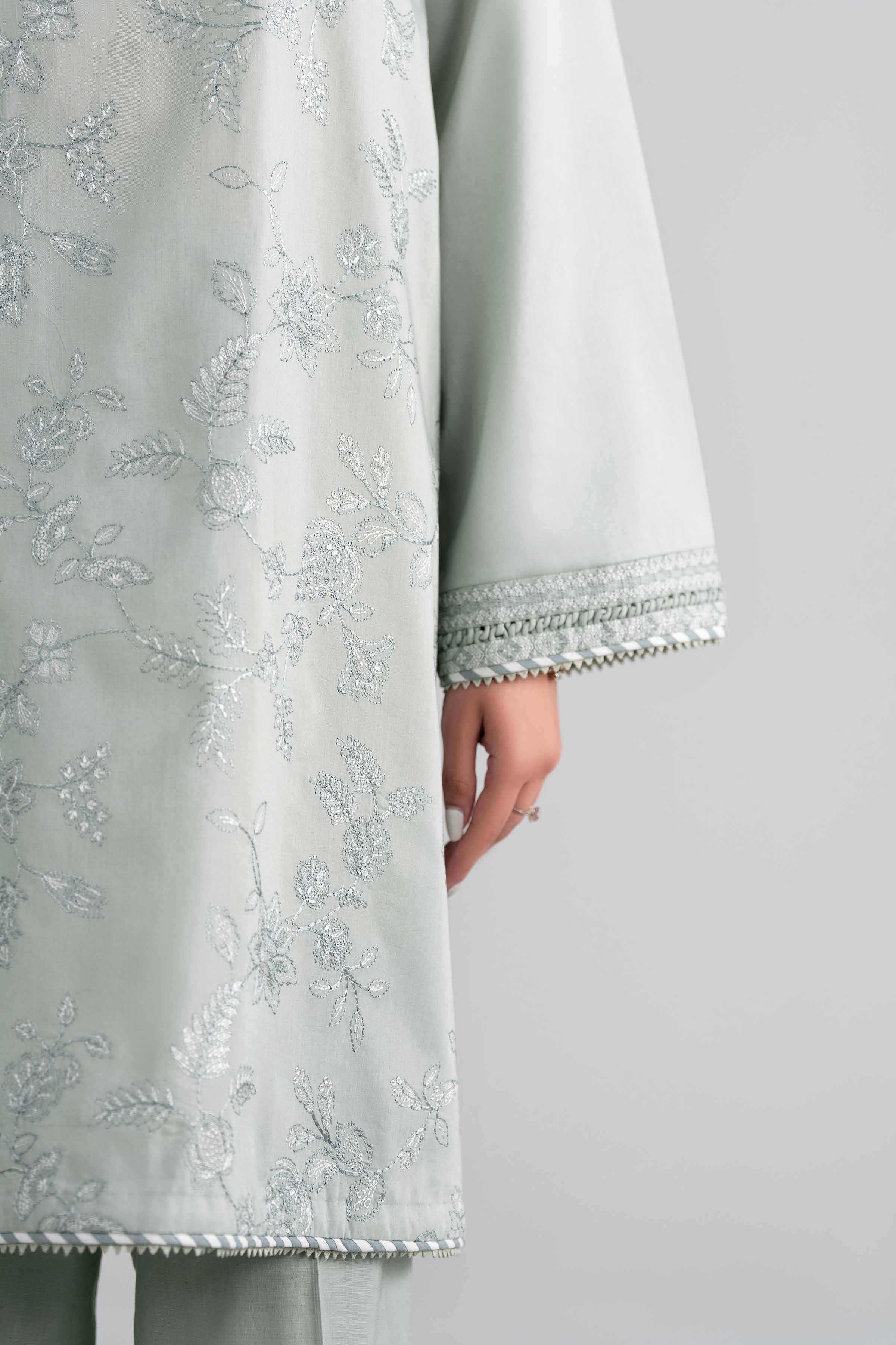 2 Piece - Embroidered Suit - 42601942 Grey Lawn 2PC Embroidered Nishat Australia