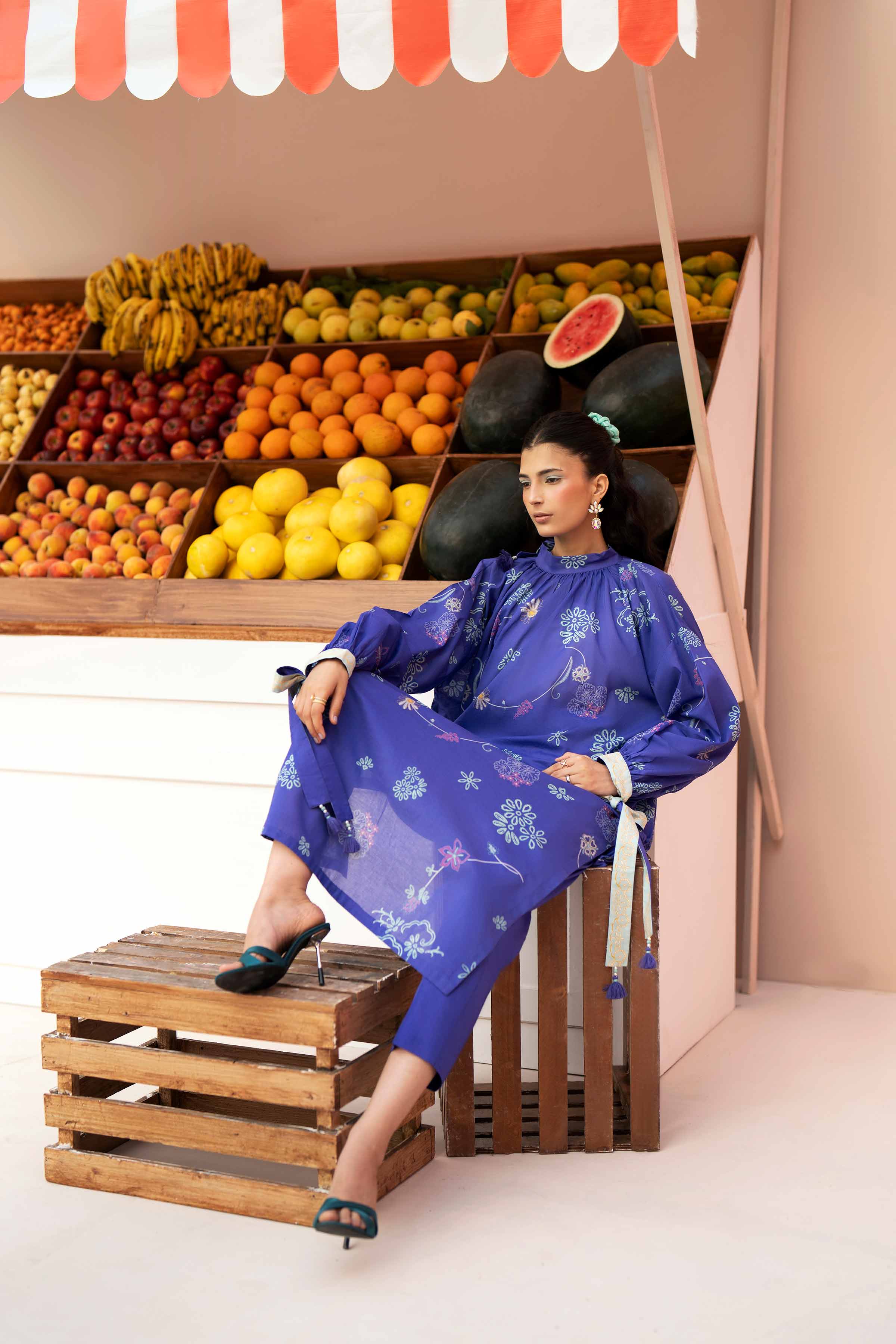 2 Piece - Printed Suit - 42601946 Purple Lawn 2PC Printed Nishat Australia