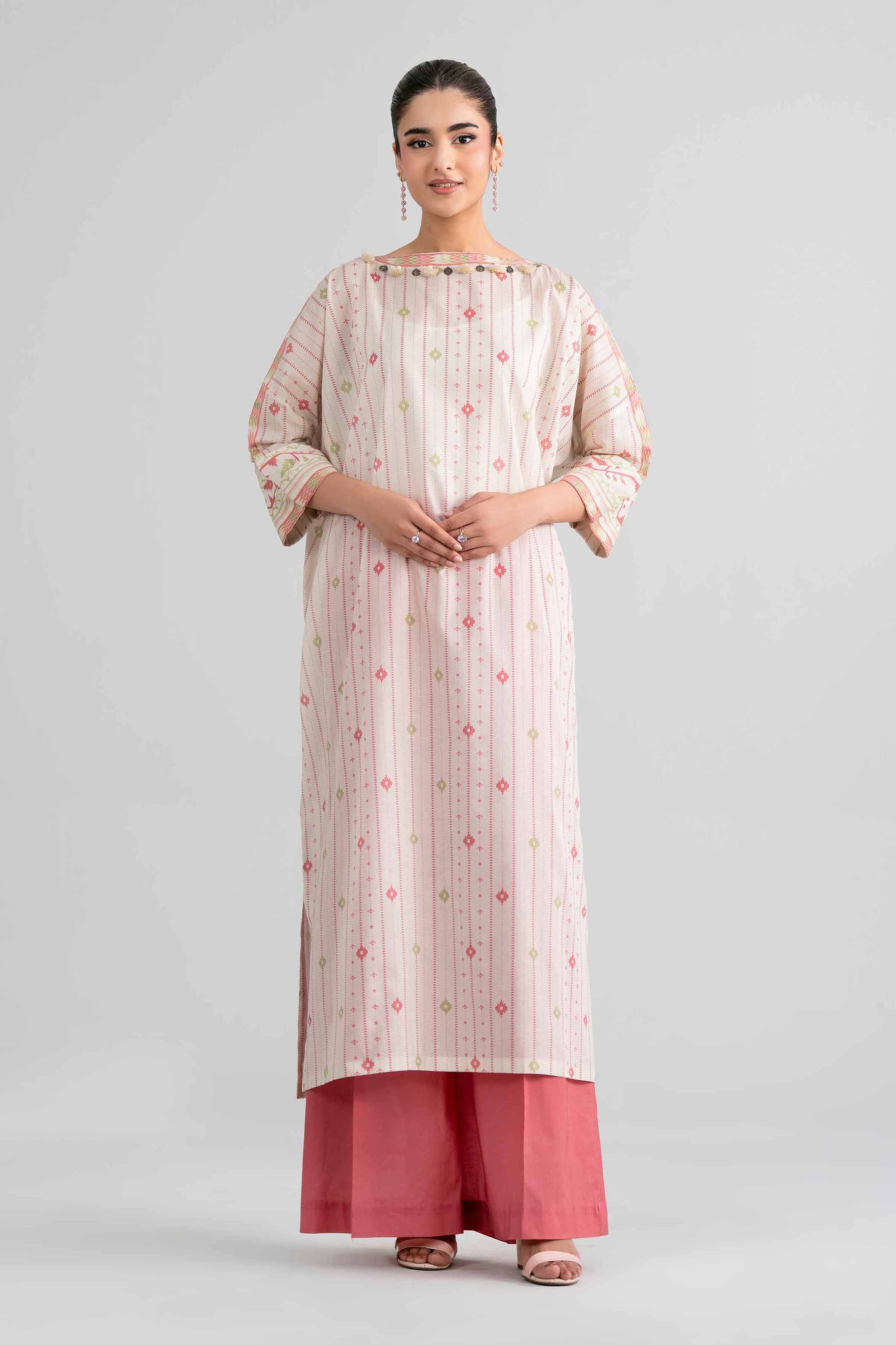 2 Piece - Printed Suit - 42601950 Beige Lawn 2PC Printed Nishat Australia