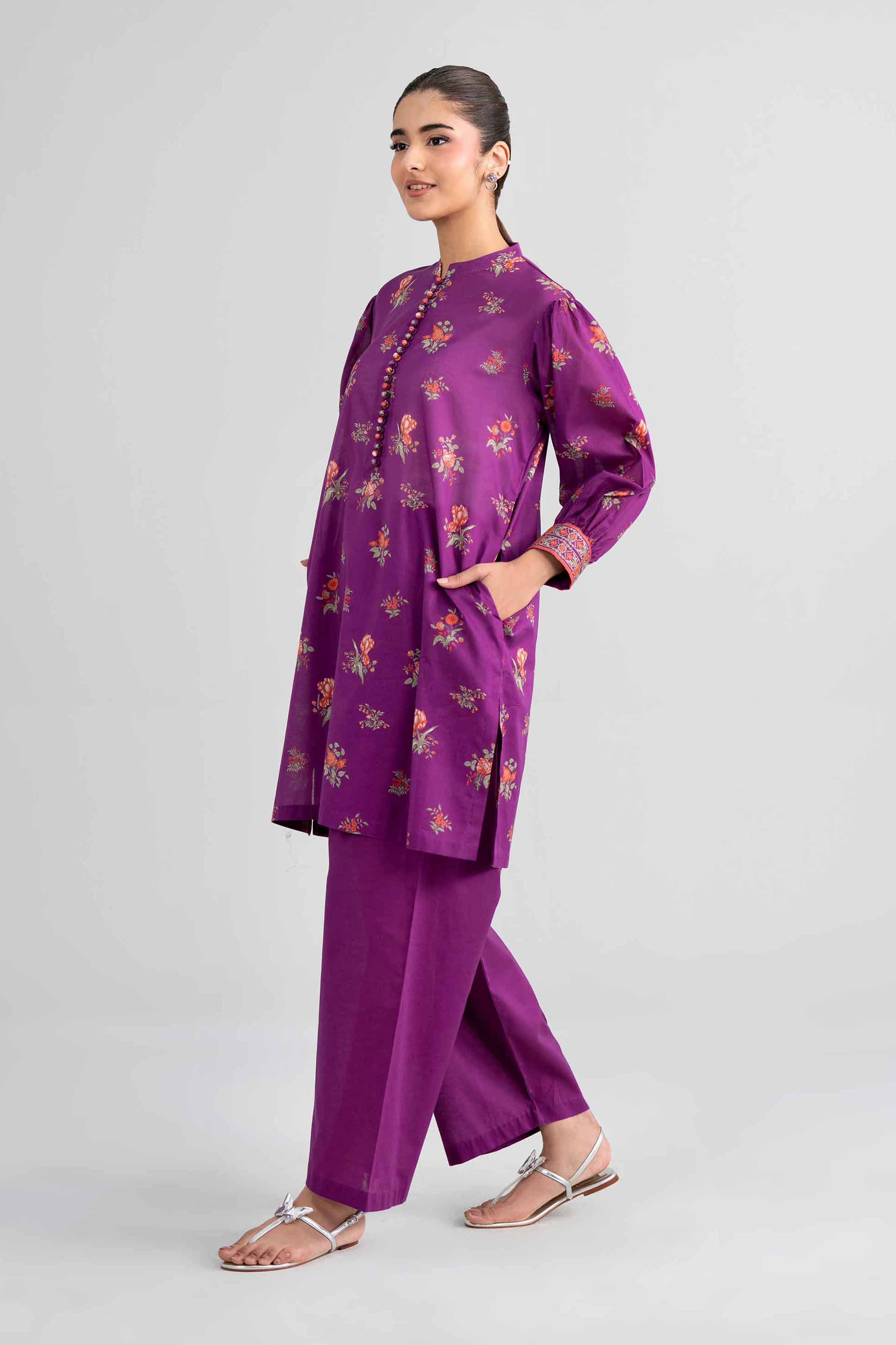2 Piece - Printed Suit - 42601952 Purple Lawn 2PC Printed Nishat Australia