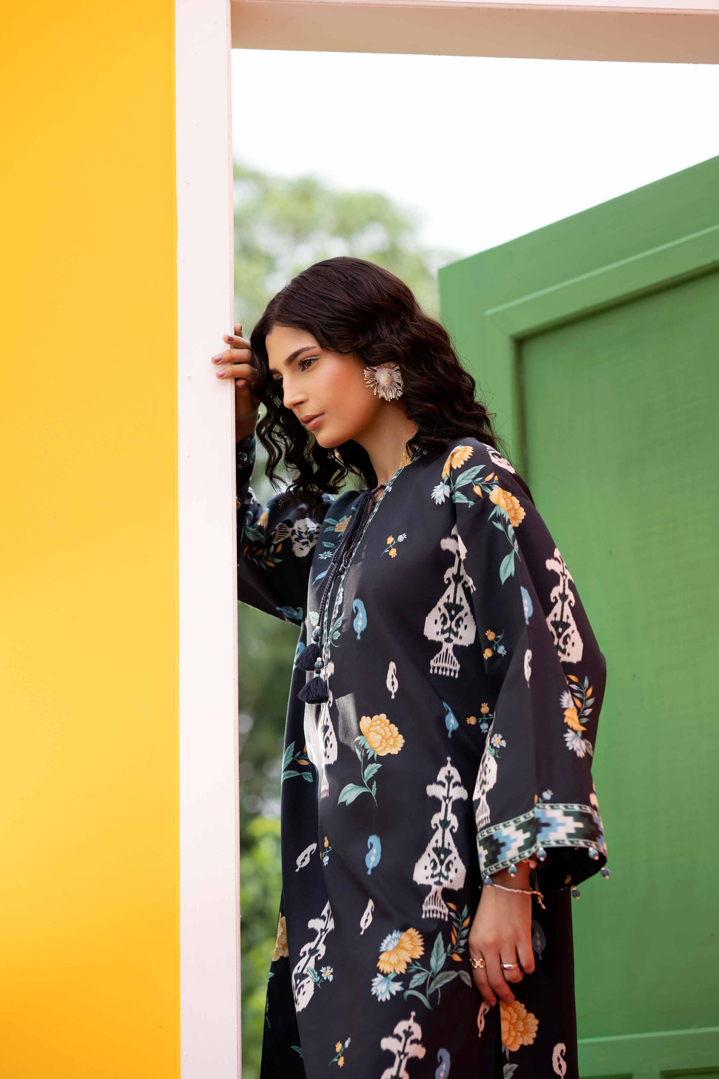 2 Piece - Printed Suit - 42601956 Black Lawn 2PC Printed Nishat Australia