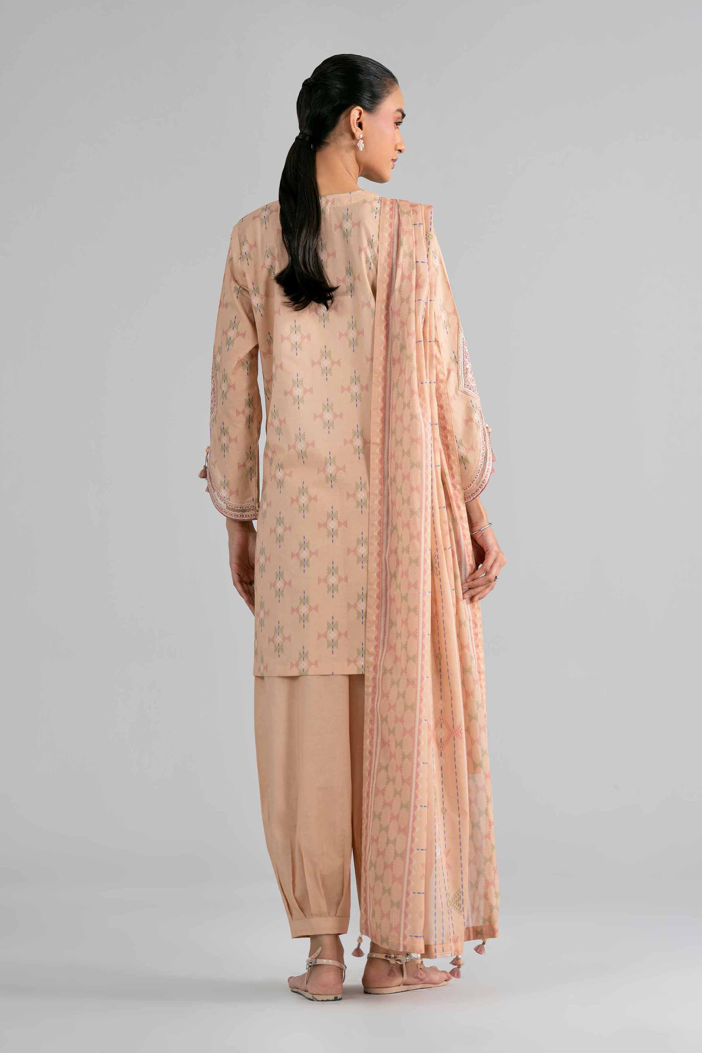 3 Piece - Printed Embroidered Suit - 42602015 Yellow Lawn 3PC Embroidered Nishat Australia
