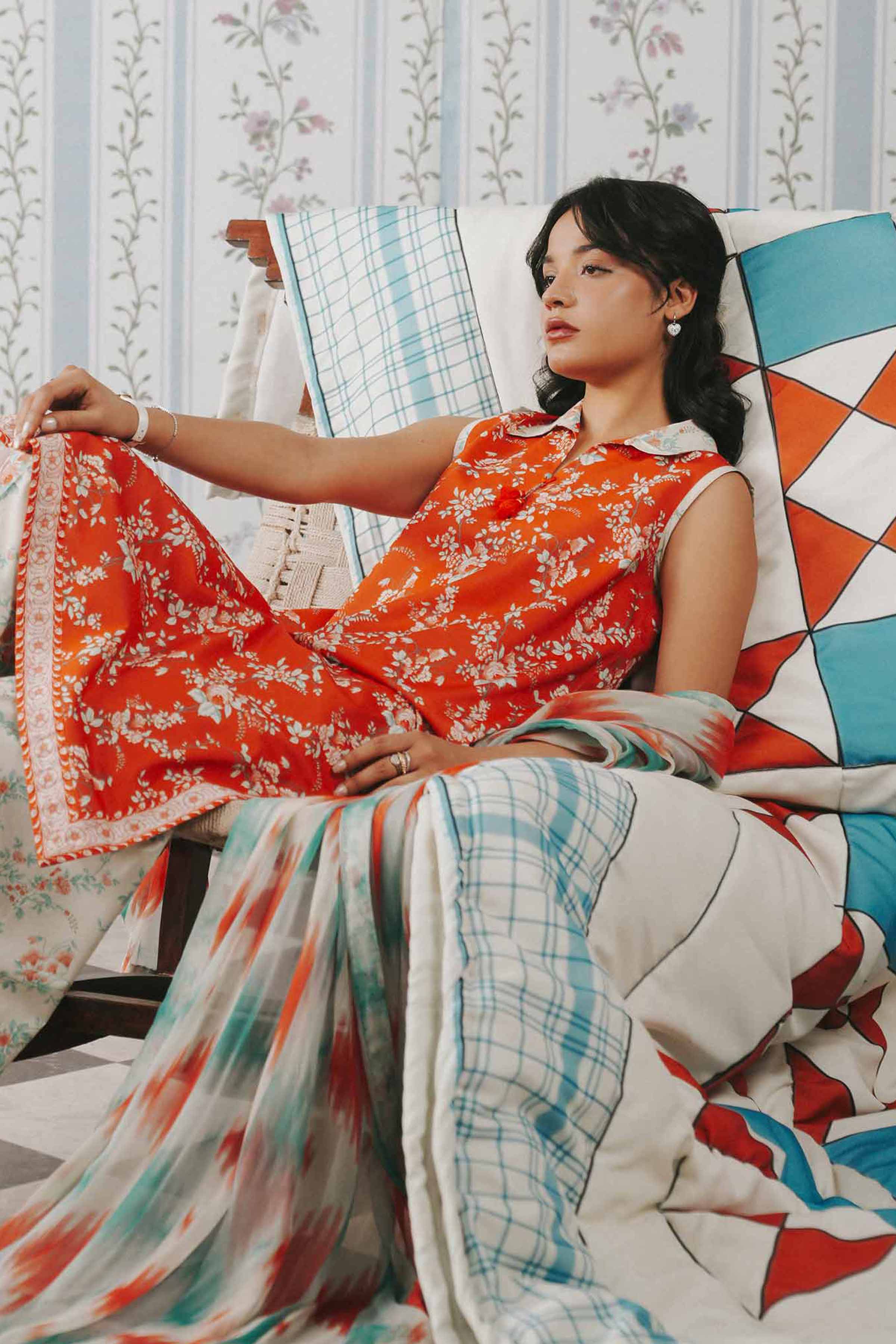 3 Piece - Digital Printed Suit - 42602185