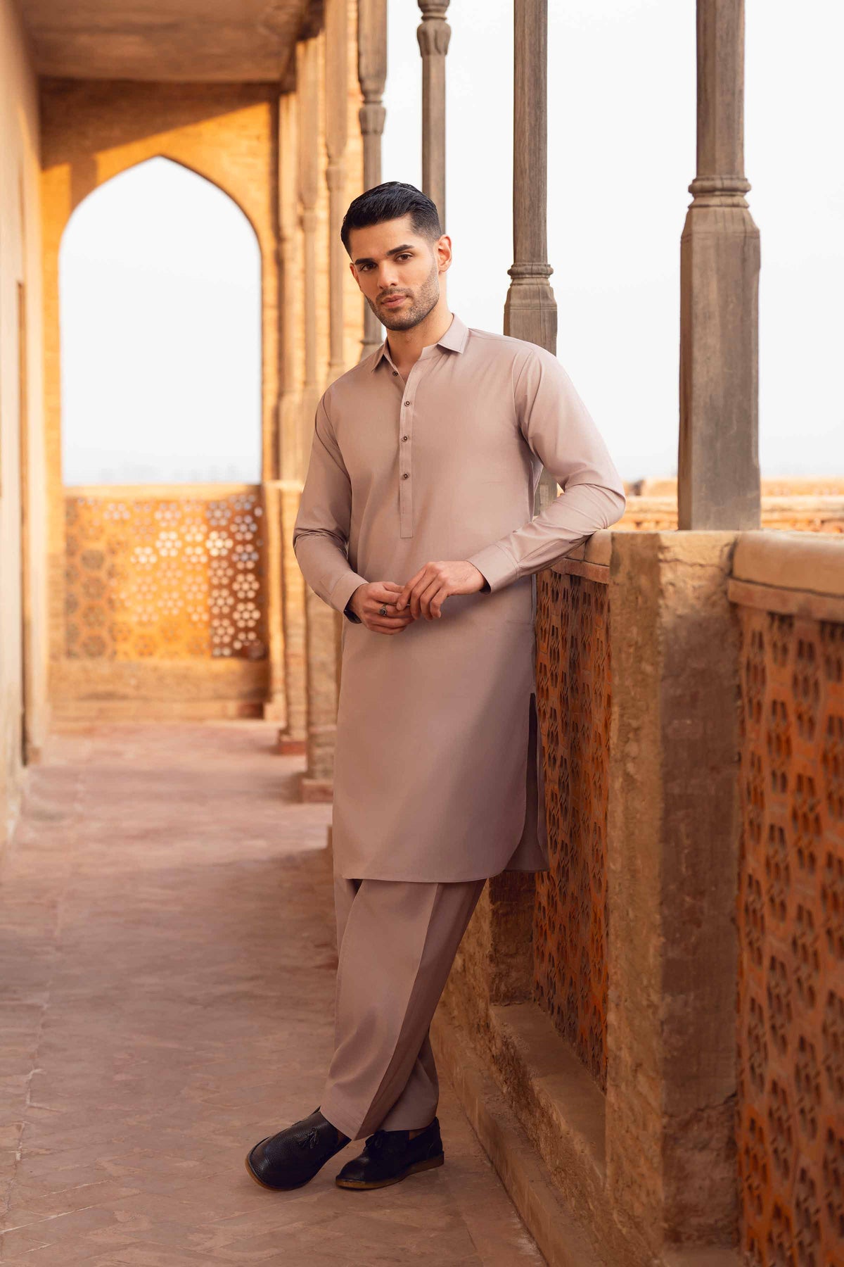 2 Piece - Naqsh Suit - 42608032 Grey Latha 2PC Non-Embroidered Nishat Australia