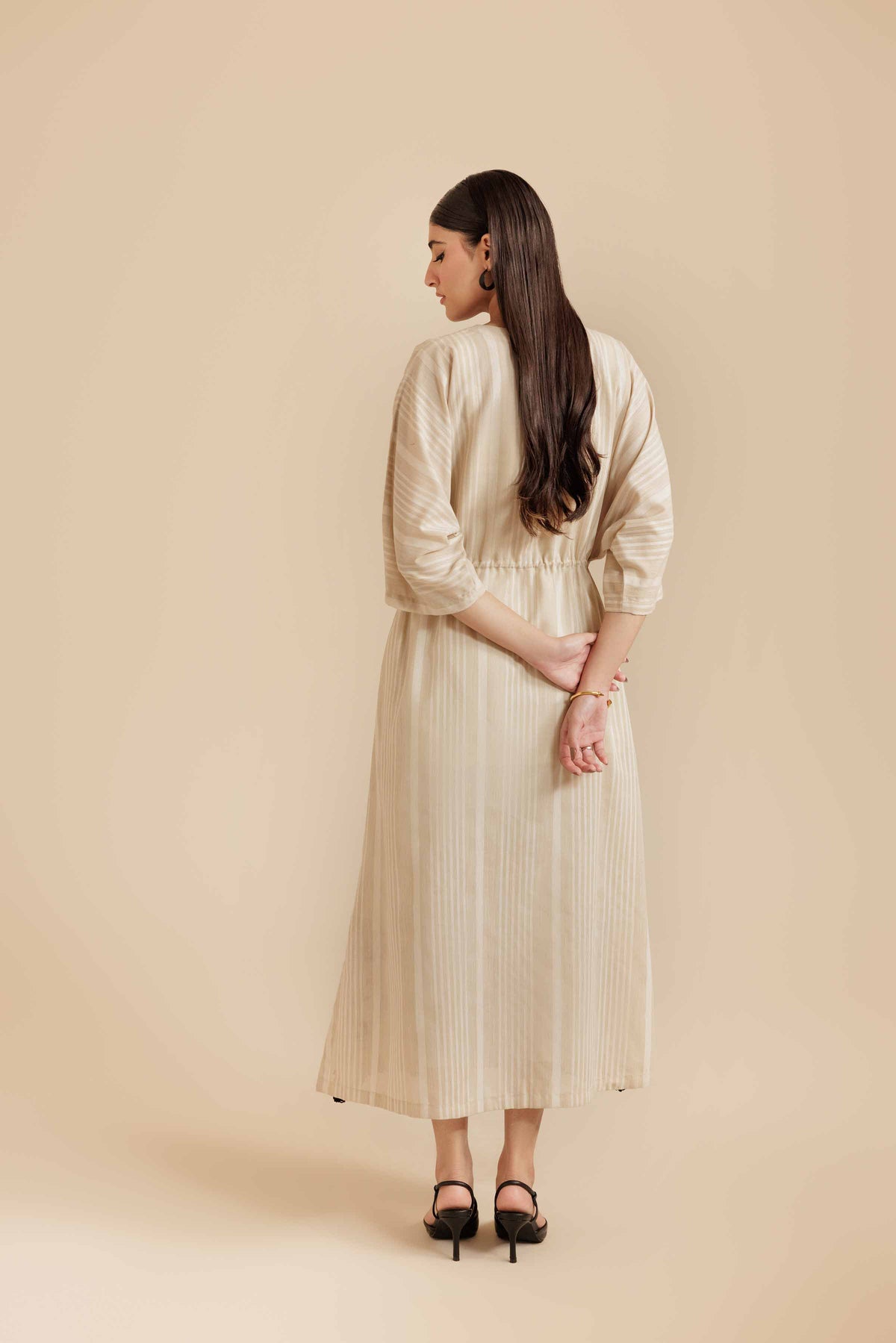 Embroidered Dress - AS25-109 Beige Cotton 1PC Embroidered Nishat Australia