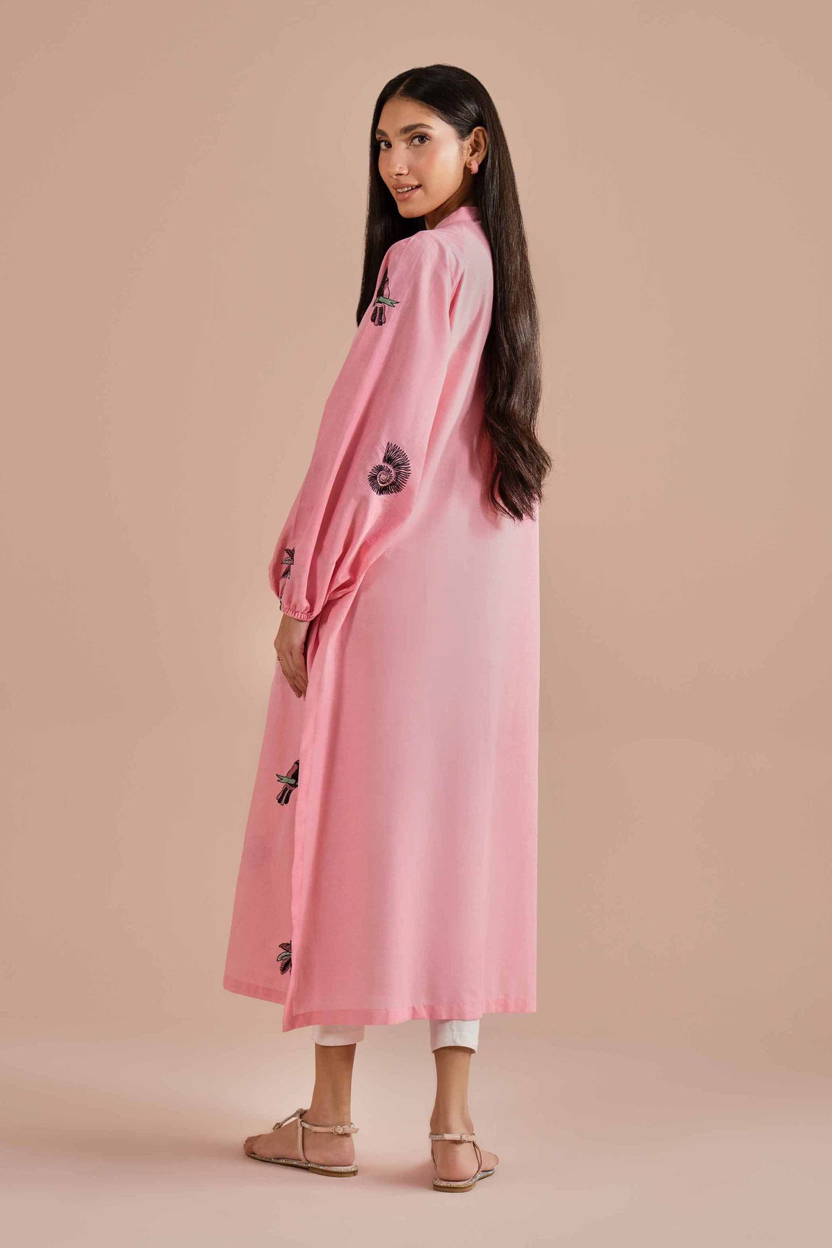 Embroidered Dress - AS26-09 Pink Lawn 1PC Embroidered Nishat Australia