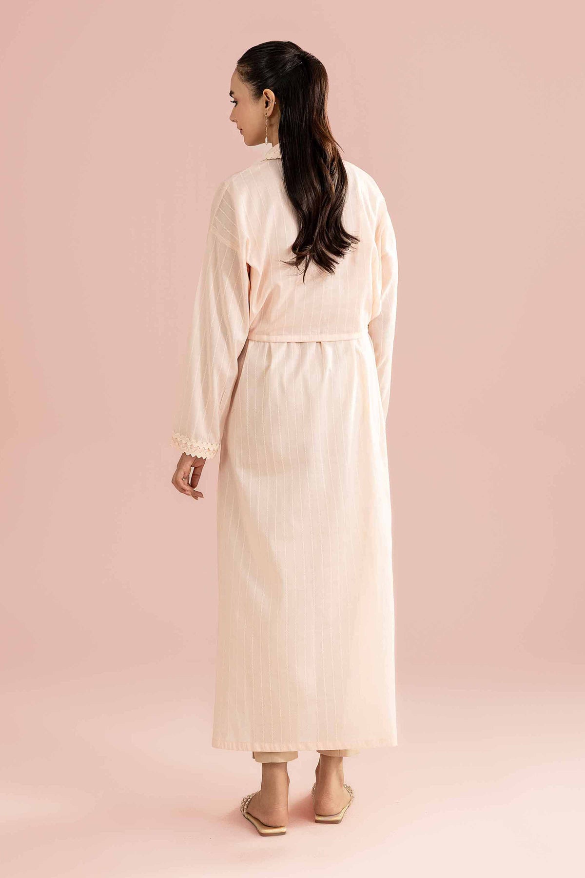 2 Piece - Solid Dress - AS26-45 Pink Leno Kara 2PC Solids Nishat Australia