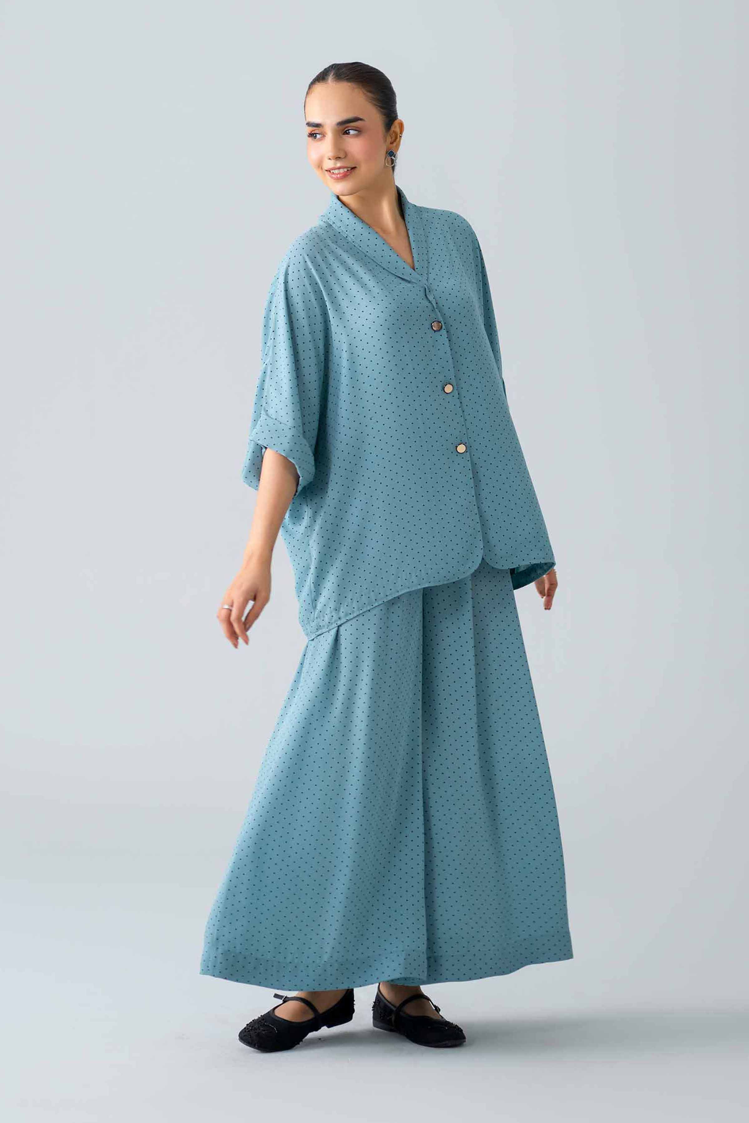 2 Piece - Printed Suit - AS26-88 Blue Georgette 2PC Printed Nishat Australia