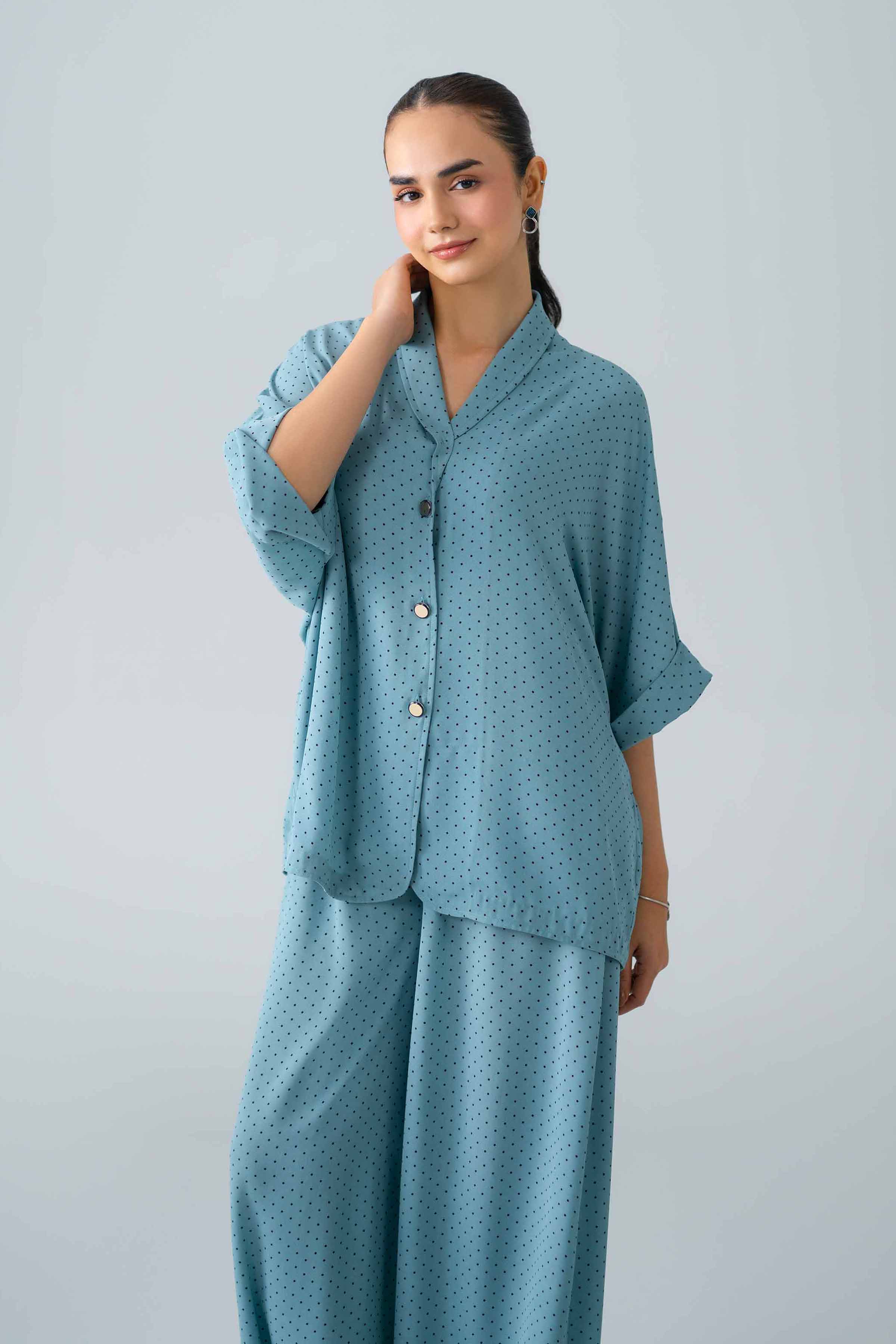 2 Piece - Printed Suit - AS26-88 Blue Georgette 2PC Printed Nishat Australia