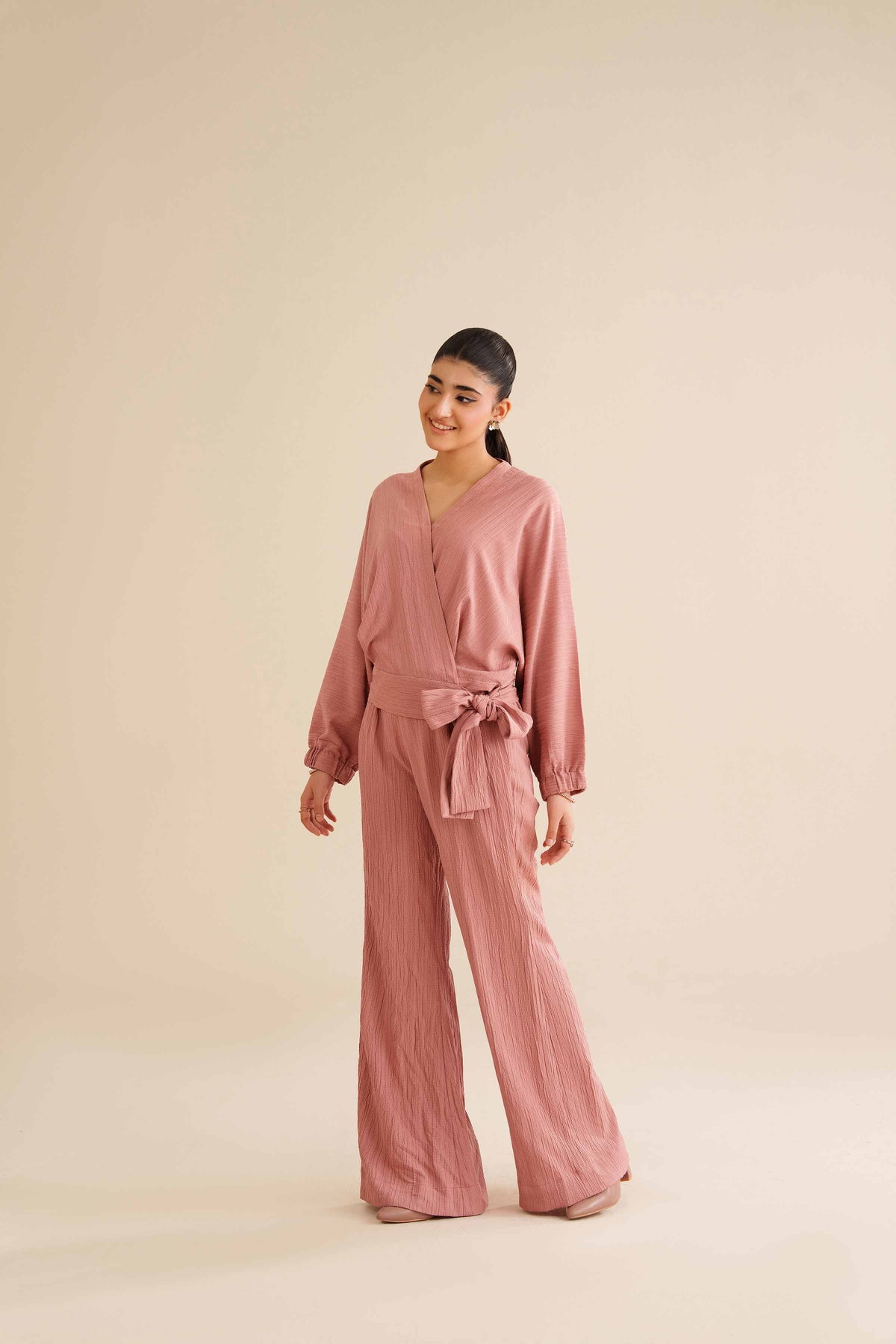 2 Piece - Basic Suit - AW25-29 Pink Chiffon 2PC Solids Nishat Australia