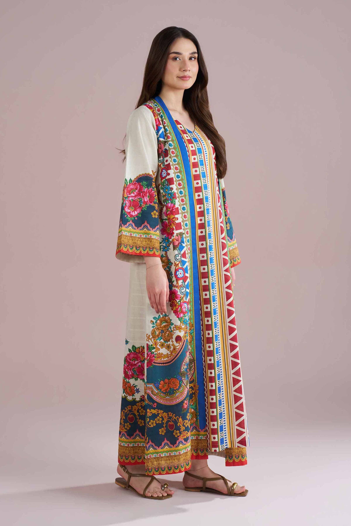 2 Piece - Printed Dress - FE26-47 Multi Lawn 2PC Printed