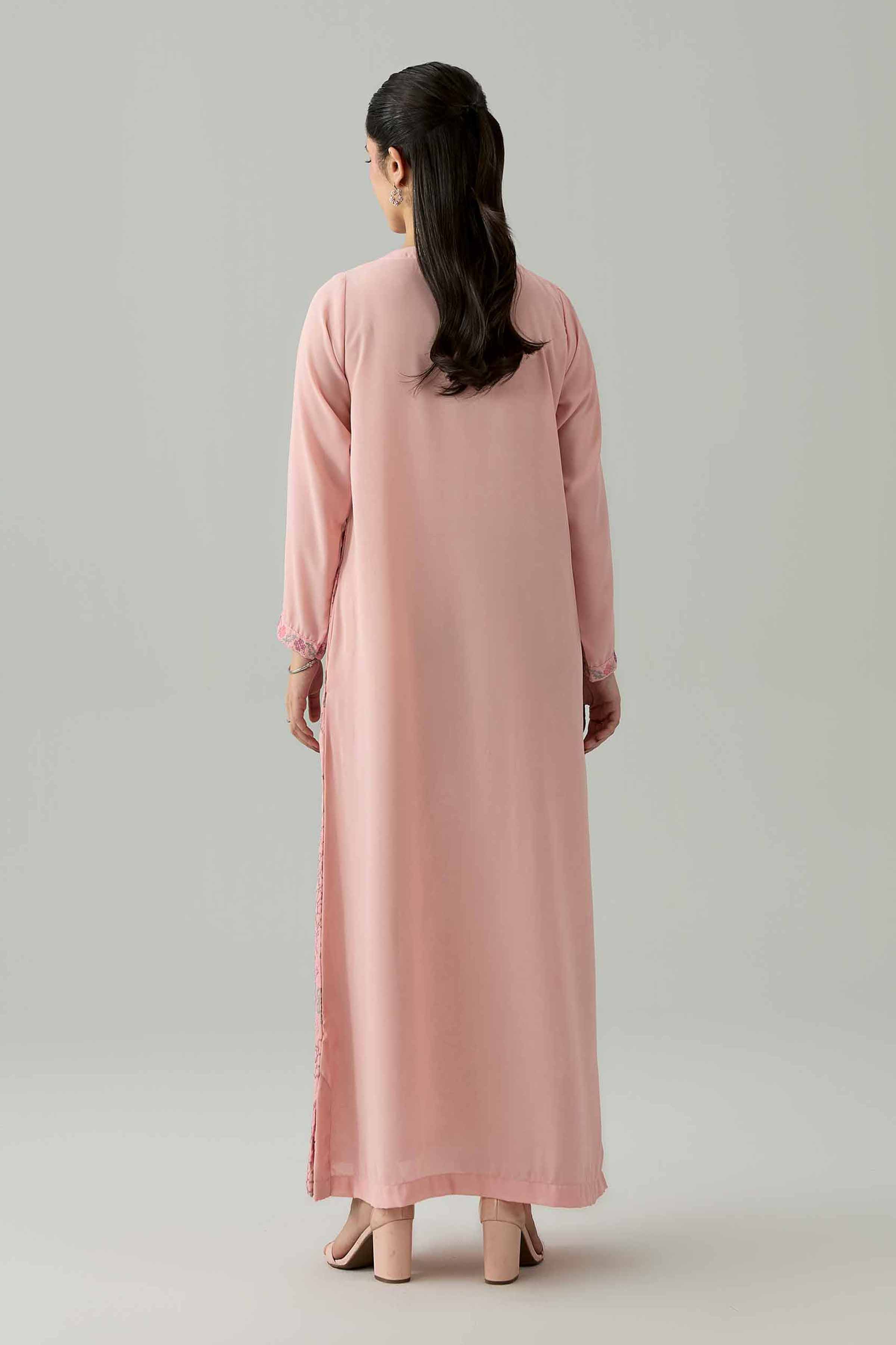 Embroidered Dress - FS26-12 Pink Viscose 1PC Embroidered Nishat Australia