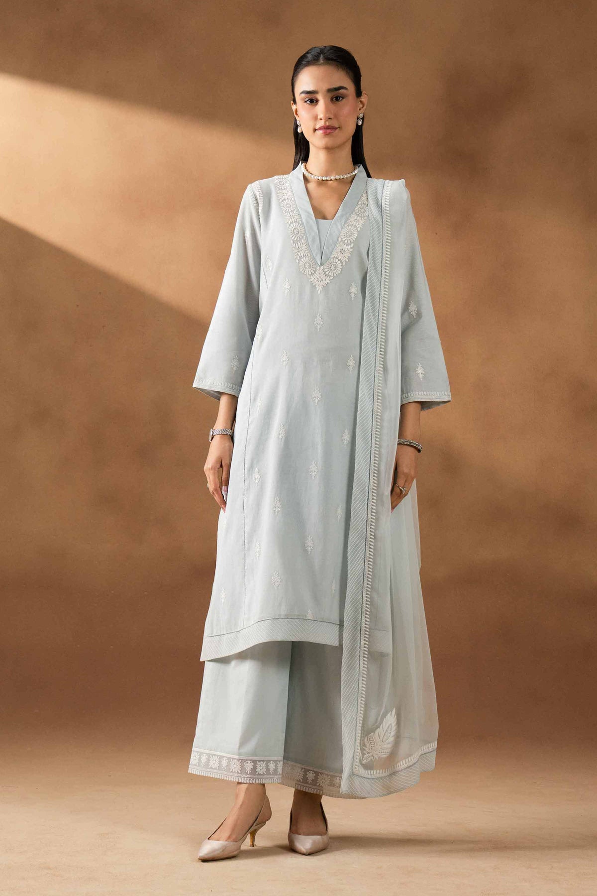 RAWAYAT - KBS26-118 Blue Lawn 3 Pieces Embroidered Nishat Australia