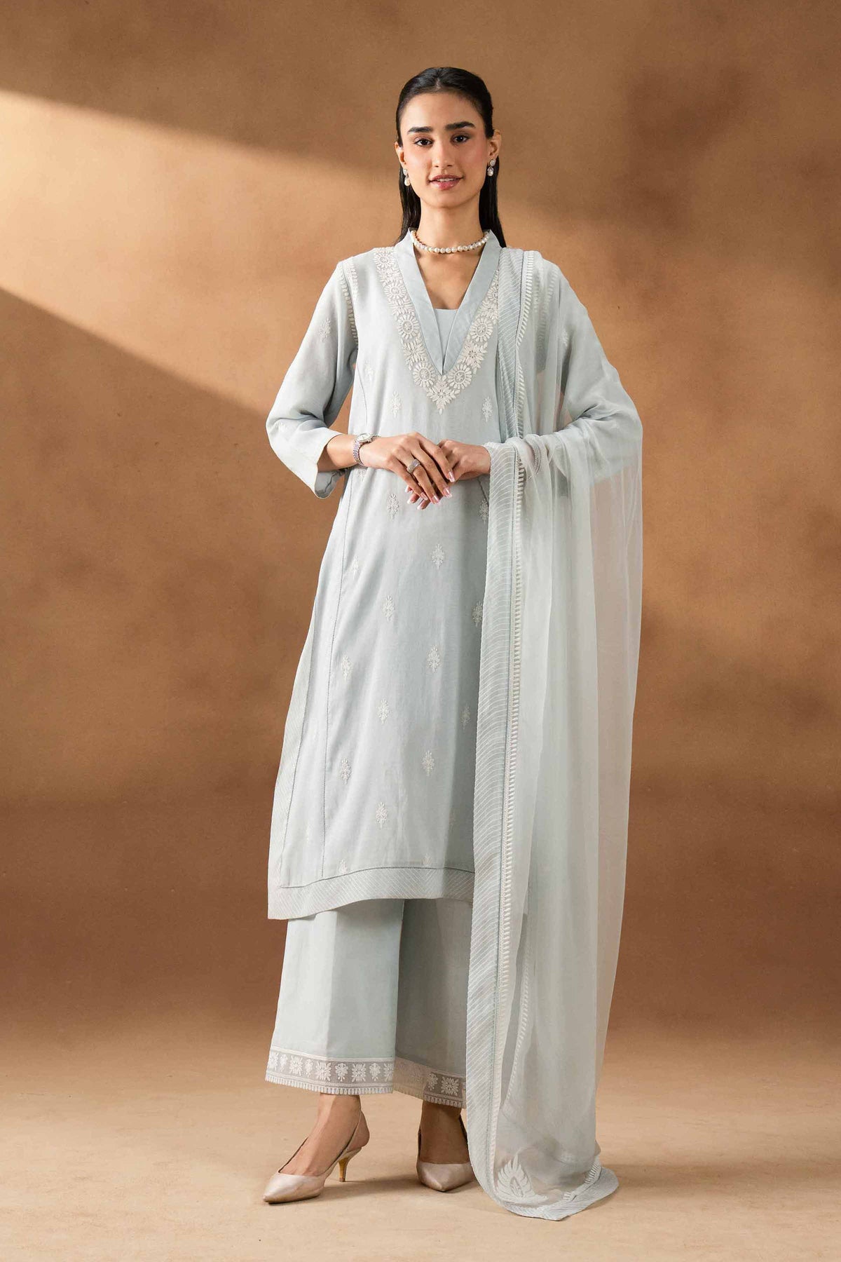RAWAYAT - KBS26-118 Blue Lawn 3 Pieces Embroidered Nishat Australia