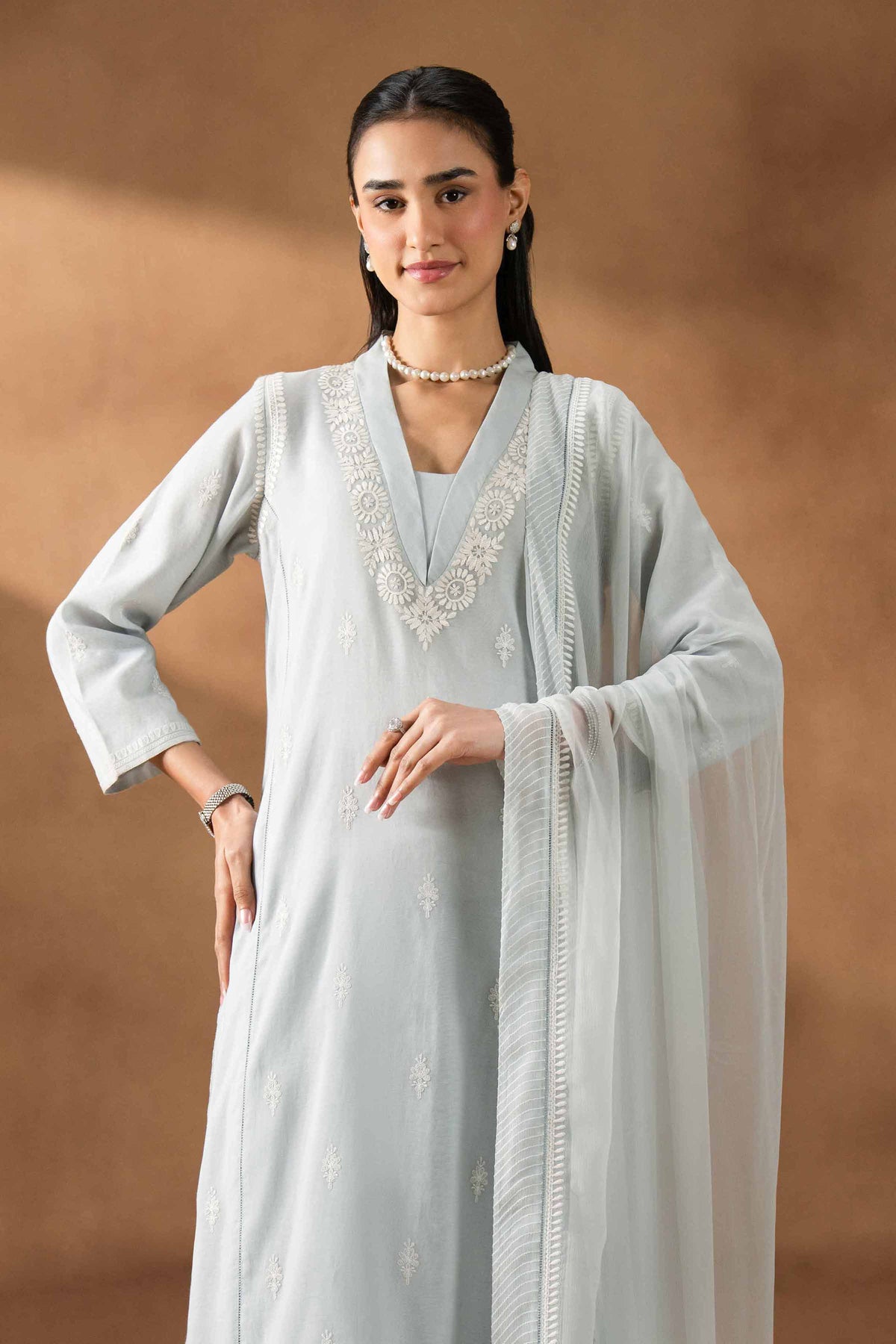 RAWAYAT - KBS26-118 Blue Lawn 3 Pieces Embroidered Nishat Australia