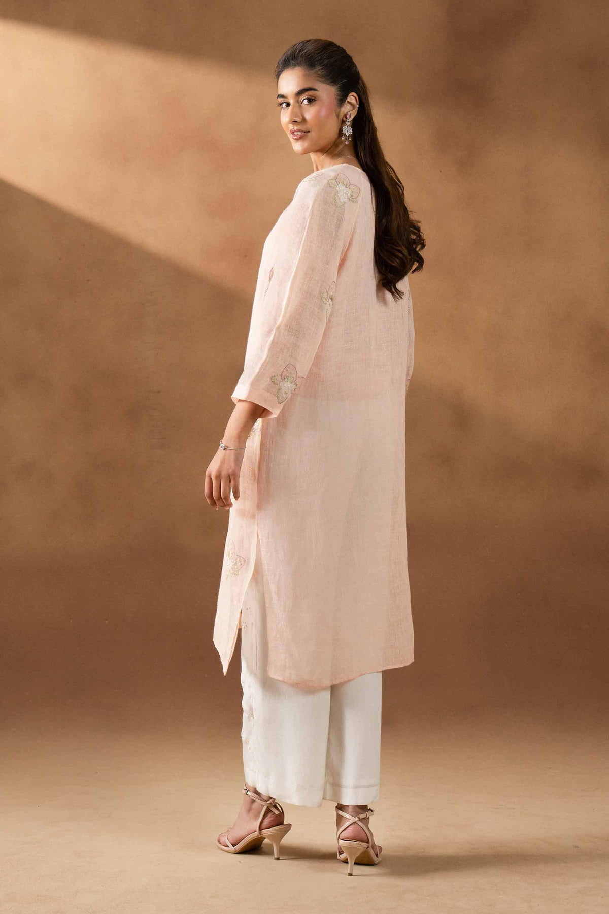 DEEVA - KBS26-121 Pink Linen 1 Piece Embroidered Nishat Australia