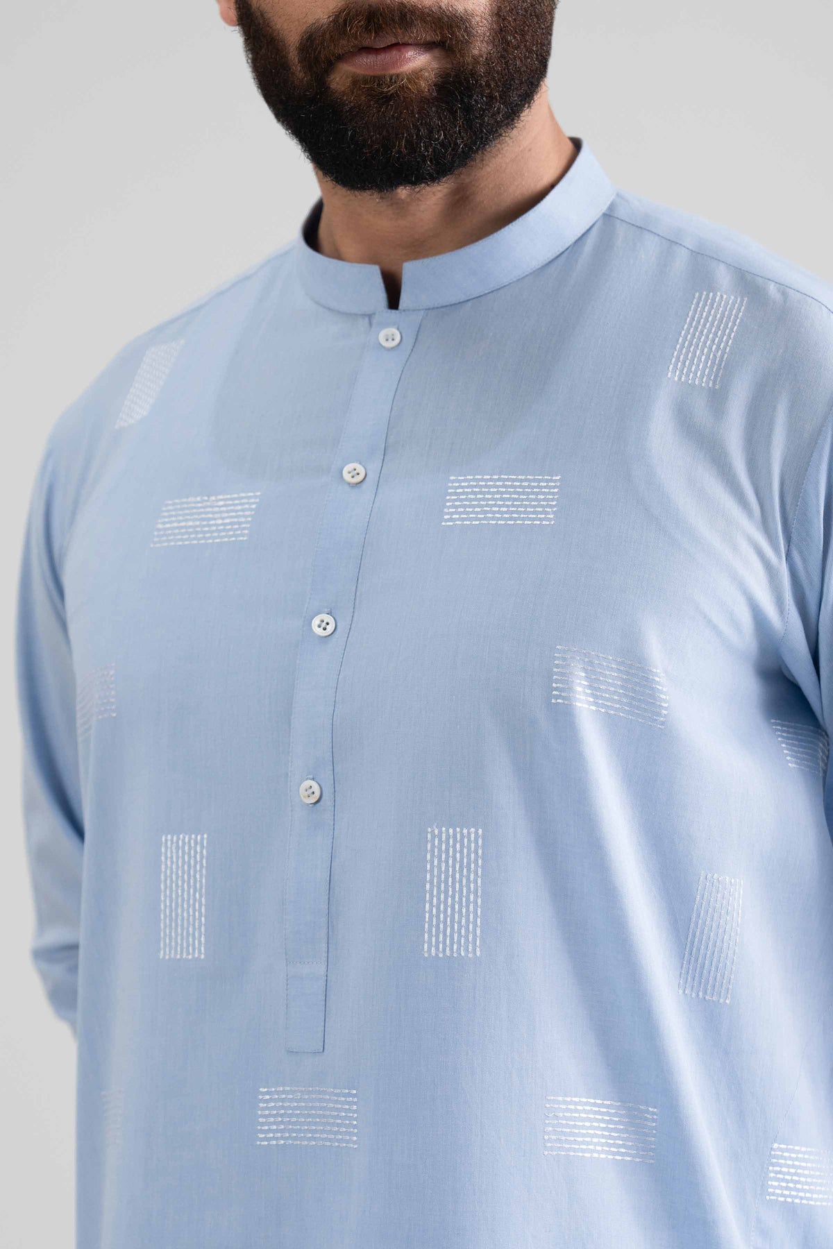 Embroidered Kurta - KBS26-17 Blue Cotton 1 Piece Embroidered Nishat Australia