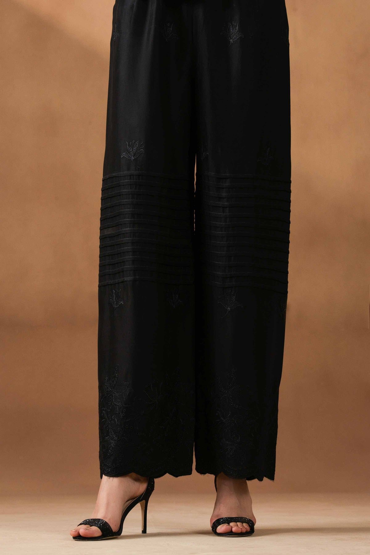 ZAR - KBS26-26 Black Silk 1 Piece Embroidered Nishat Australia