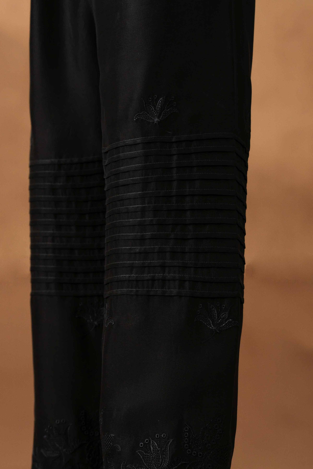 ZAR - KBS26-26 Black Silk 1 Piece Embroidered Nishat Australia