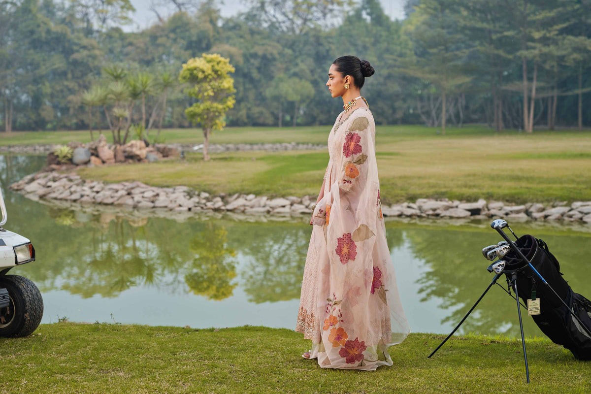 NOORI - KBS26-95 Pink Silk 2 Pieces Embroidered Nishat Australia