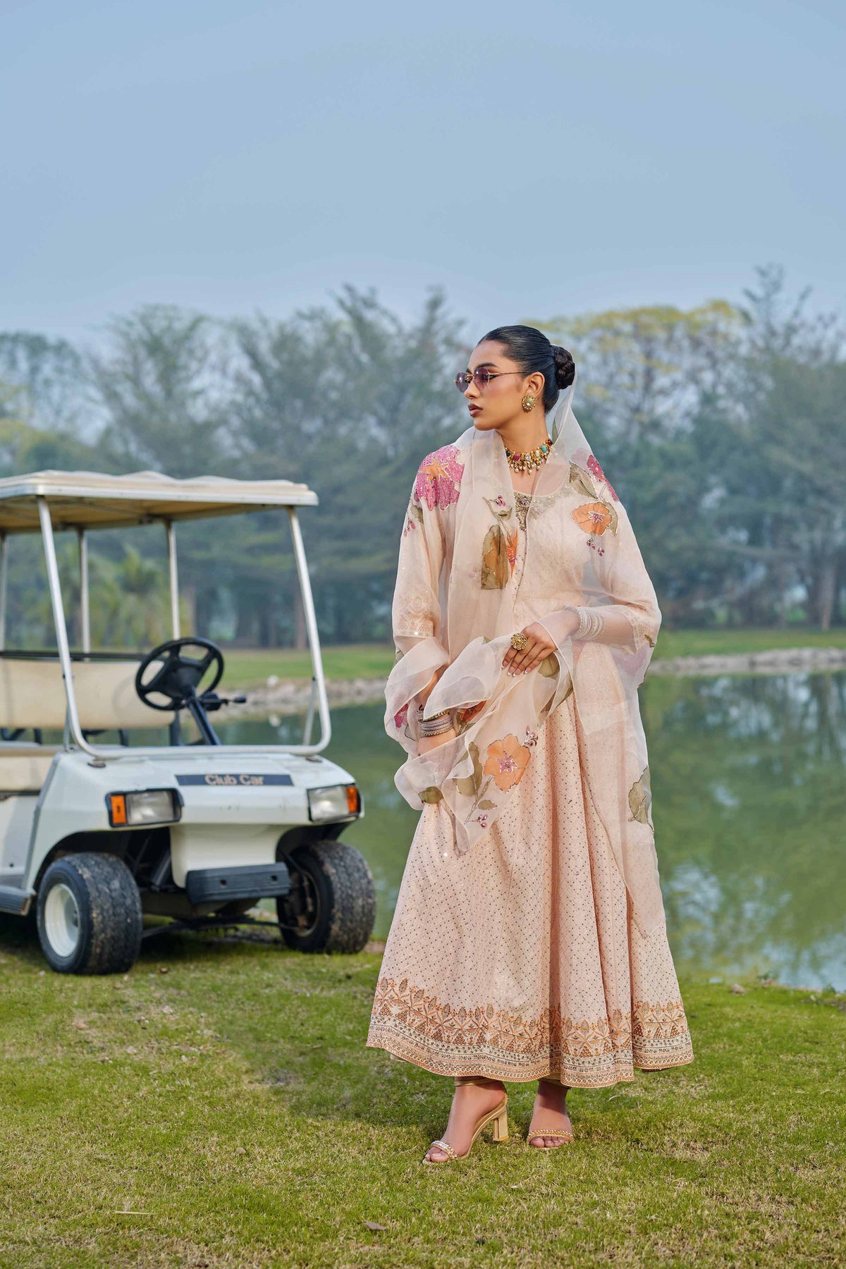 NOORI - KBS26-95 Pink Silk 2 Pieces Embroidered Nishat Australia