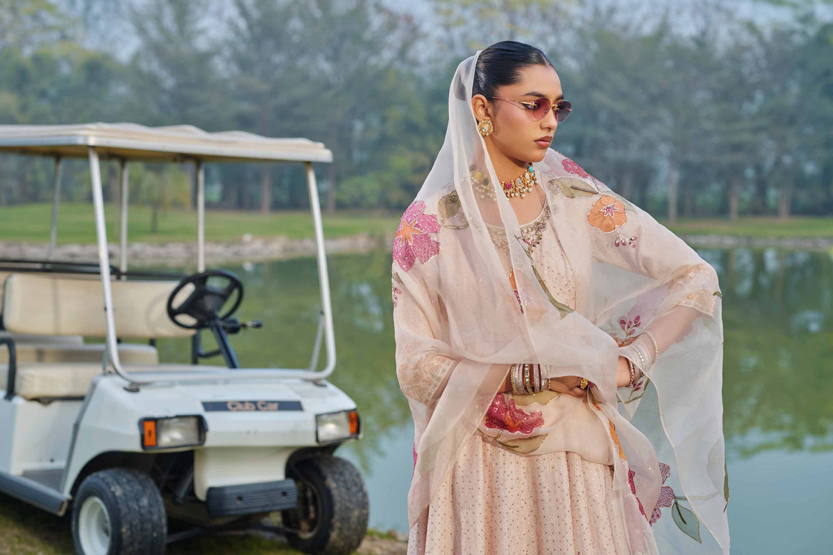 NOORI - KBS26-95 Pink Silk 2 Pieces Embroidered Nishat Australia