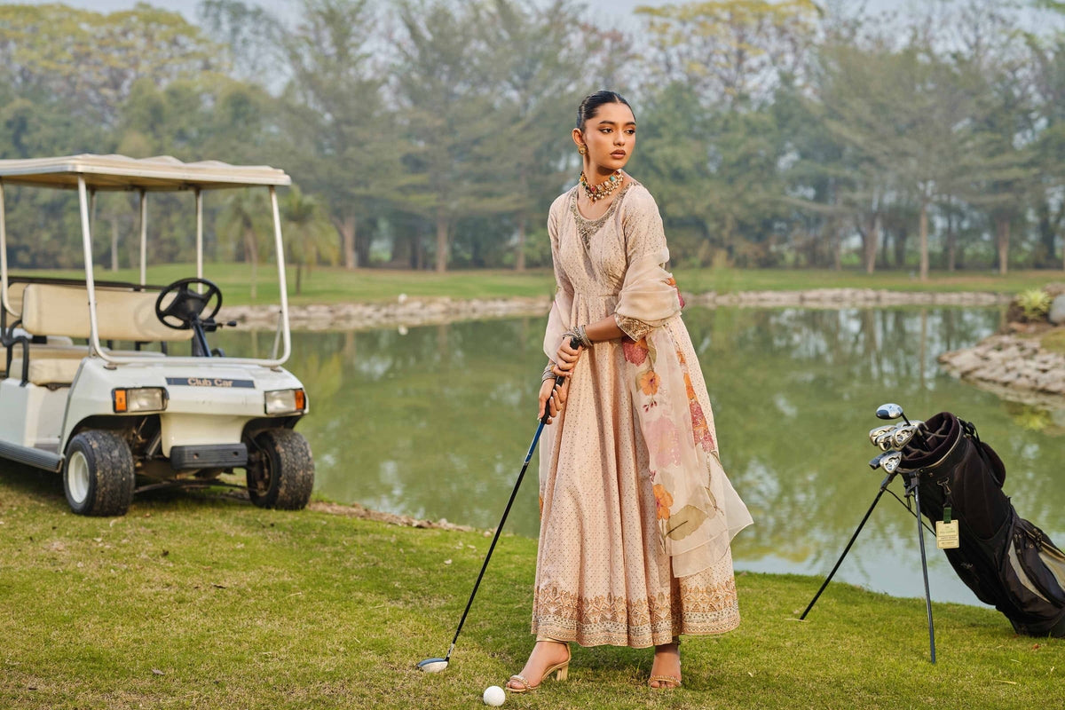 NOORI - KBS26-95 Pink Silk 2 Pieces Embroidered Nishat Australia