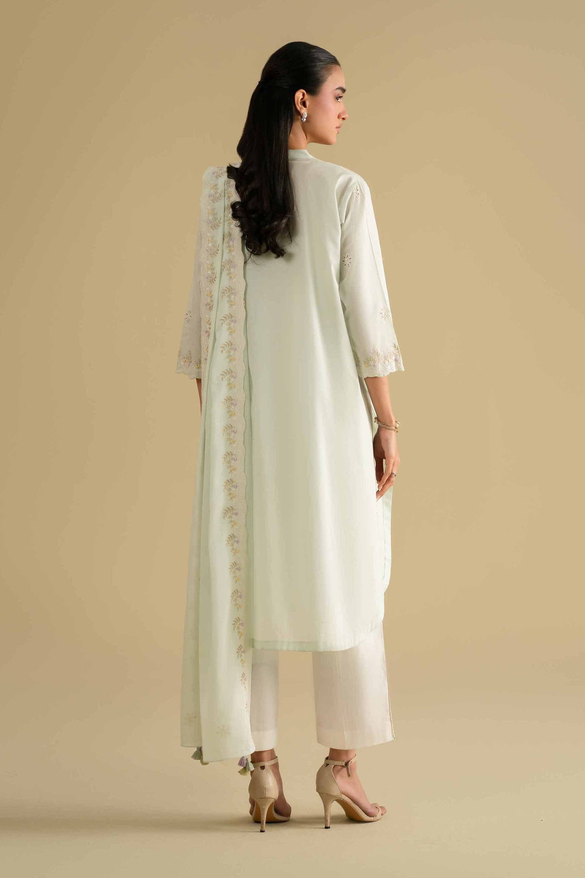 2 Piece - Embroidered Suit - KFE26-230Blue Cambric 2PC Embroidered Nishat Australia