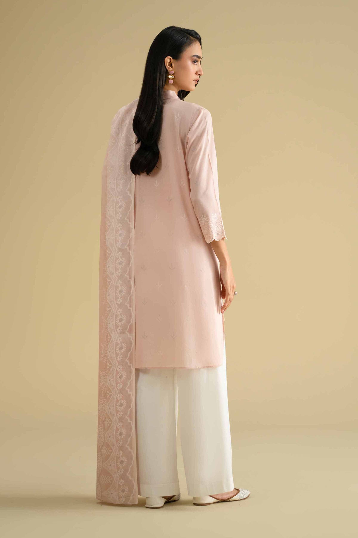 2 Piece - Printed Embroidered Suit - KFE26-29Pink Lawn 2PC Embroidered Nishat Australia