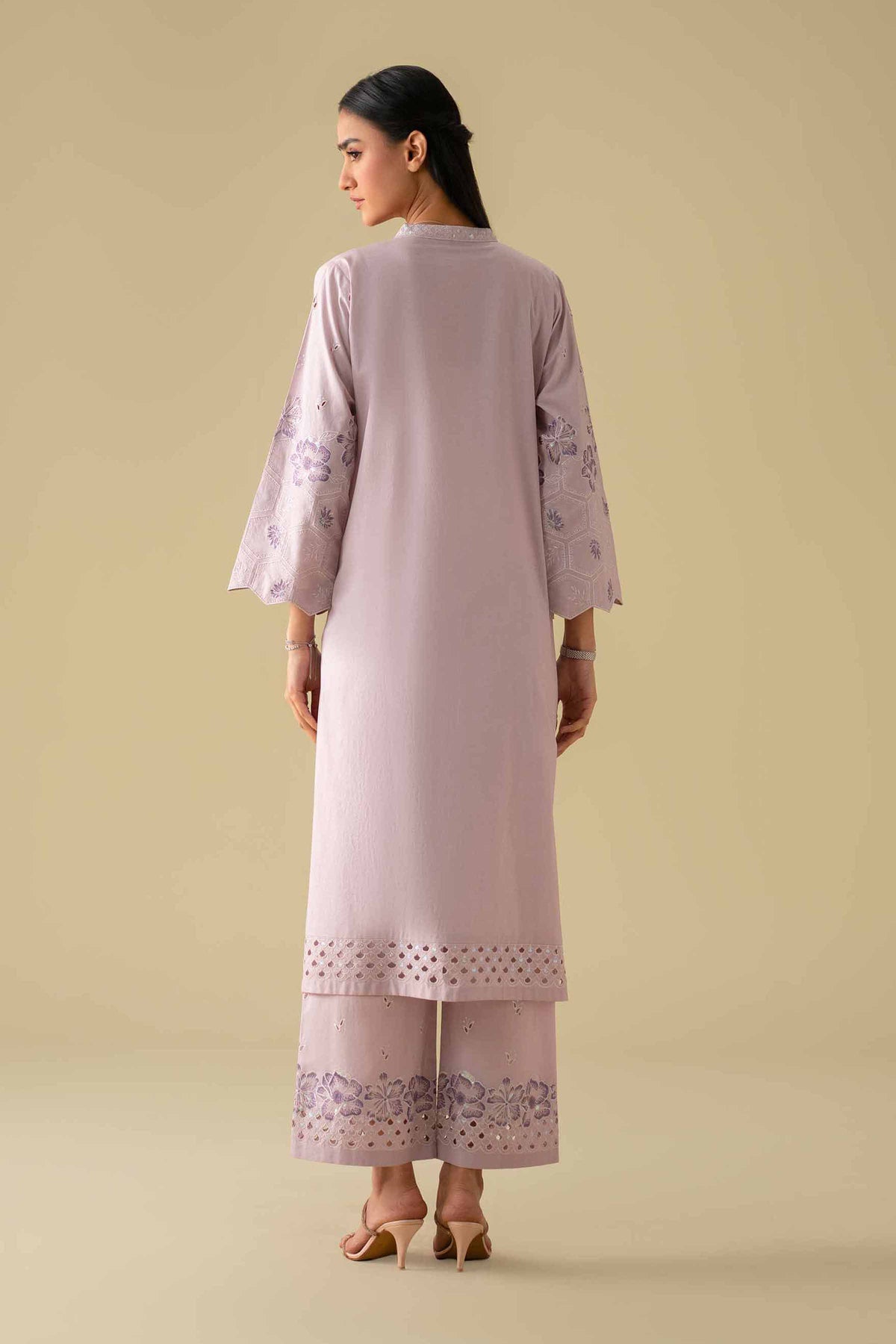 2 Piece - Embroidered Suit - KFE26-34Purple Cambric 2PC Embroidered Nishat Australia