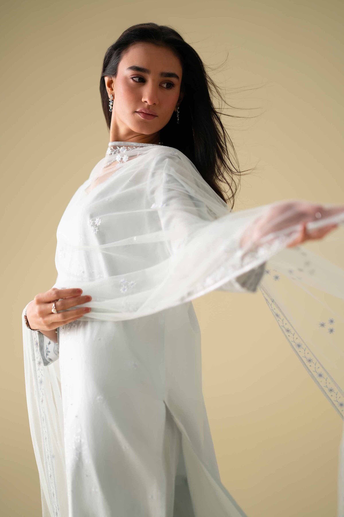3 Piece - Embroidered Suit - KFE26-79Blue Cambric 3PC Embroidered Nishat Australia